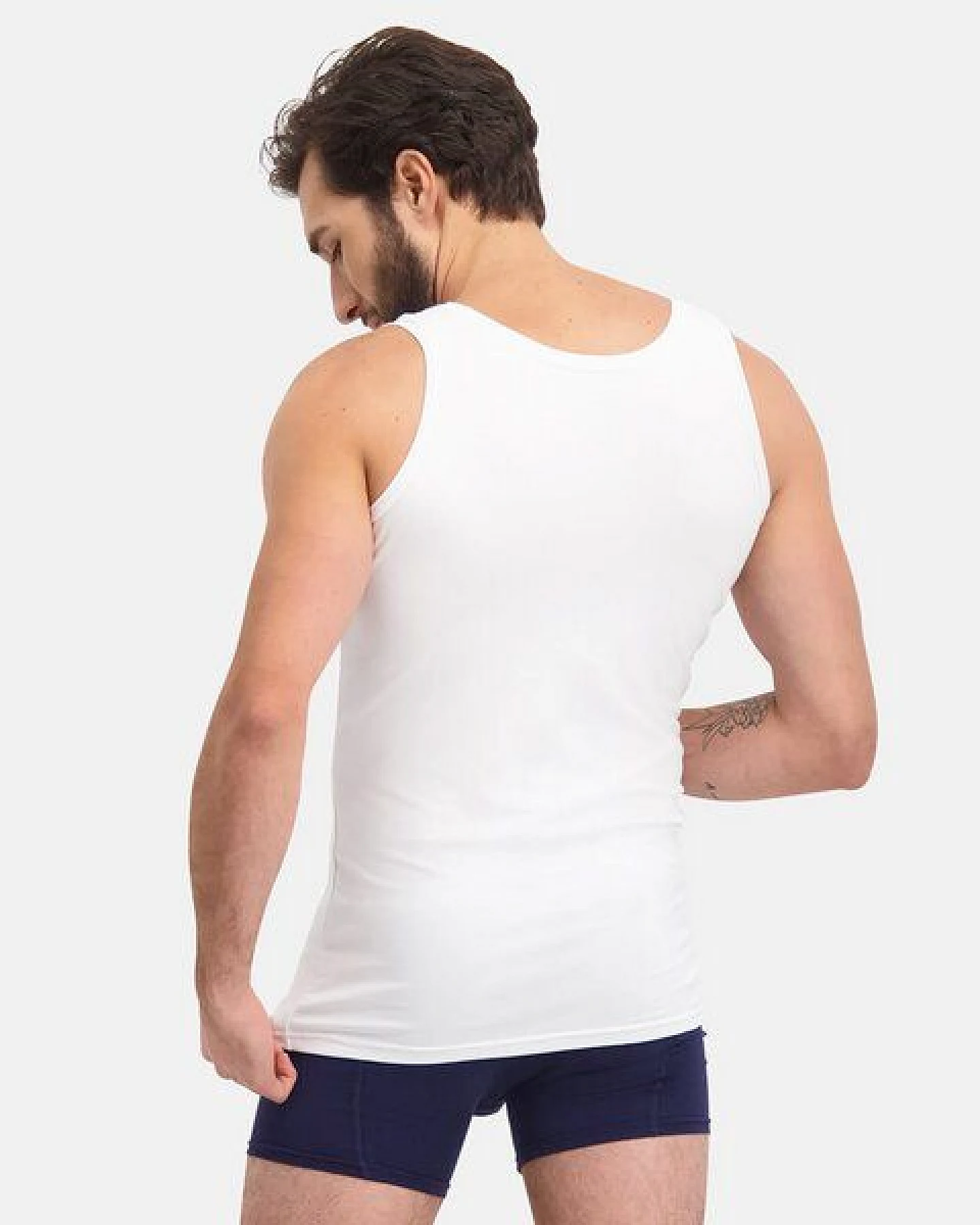 Bamboo Basics Unterhemd STEF aus Bambusviskose / Biobaumwolle (2er Pack) – Ansicht 3