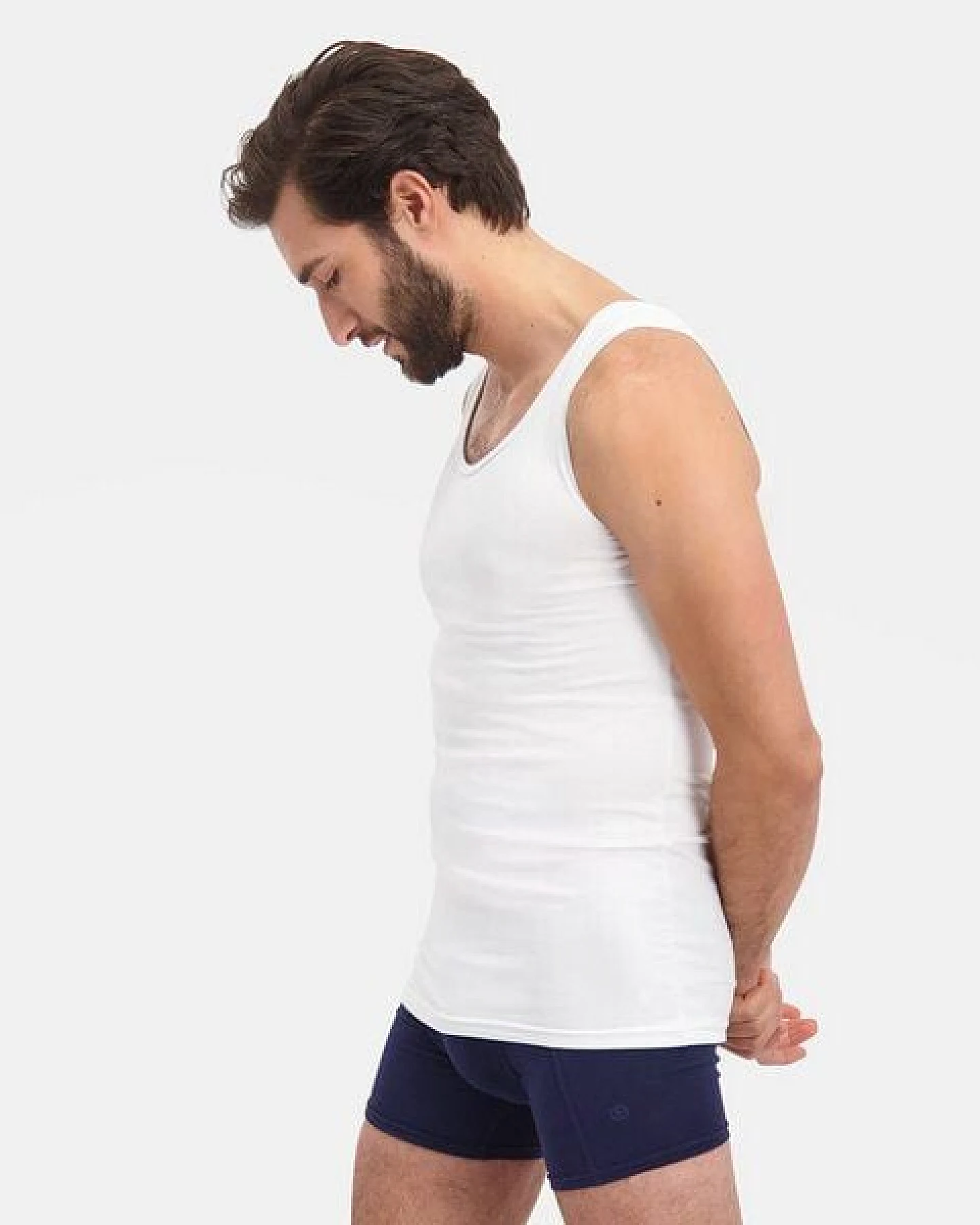 Bamboo Basics Unterhemd STEF aus Bambusviskose / Biobaumwolle (2er Pack) – Ansicht 4