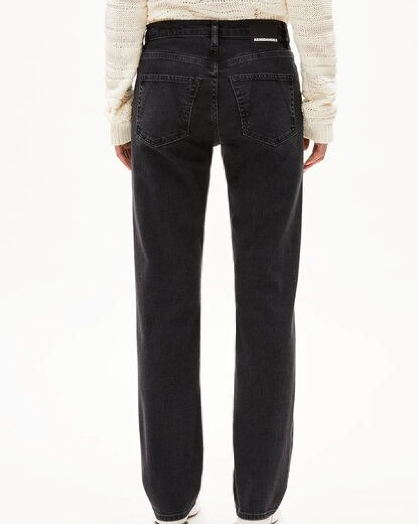 ARMEDANGELS CARENAA Damen Straight Jeans recycelter Baumwoll Mix Comfort Stretch – Ansicht 2