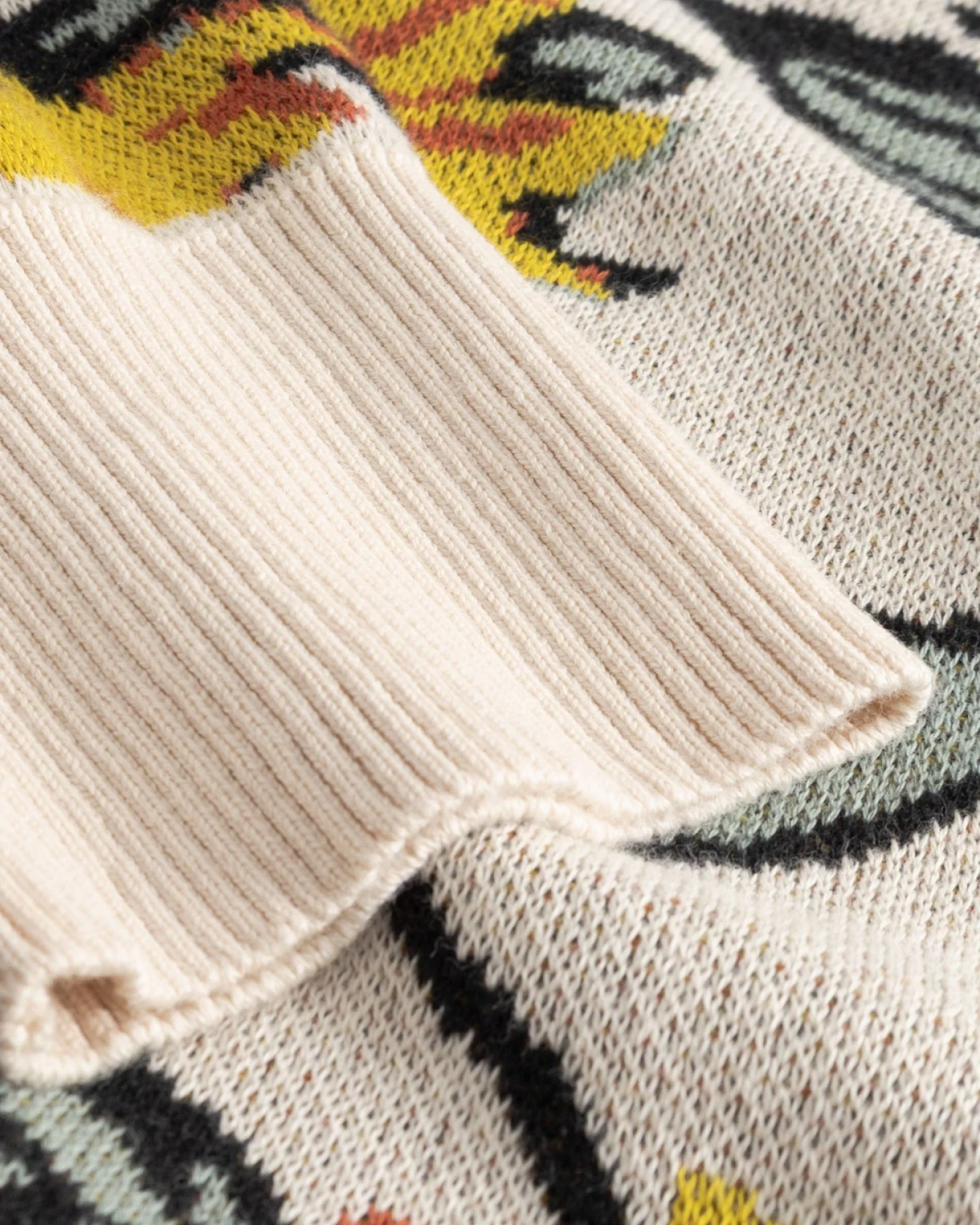 Cardigan Kanan Sunflower AOP Off White – Ansicht 6