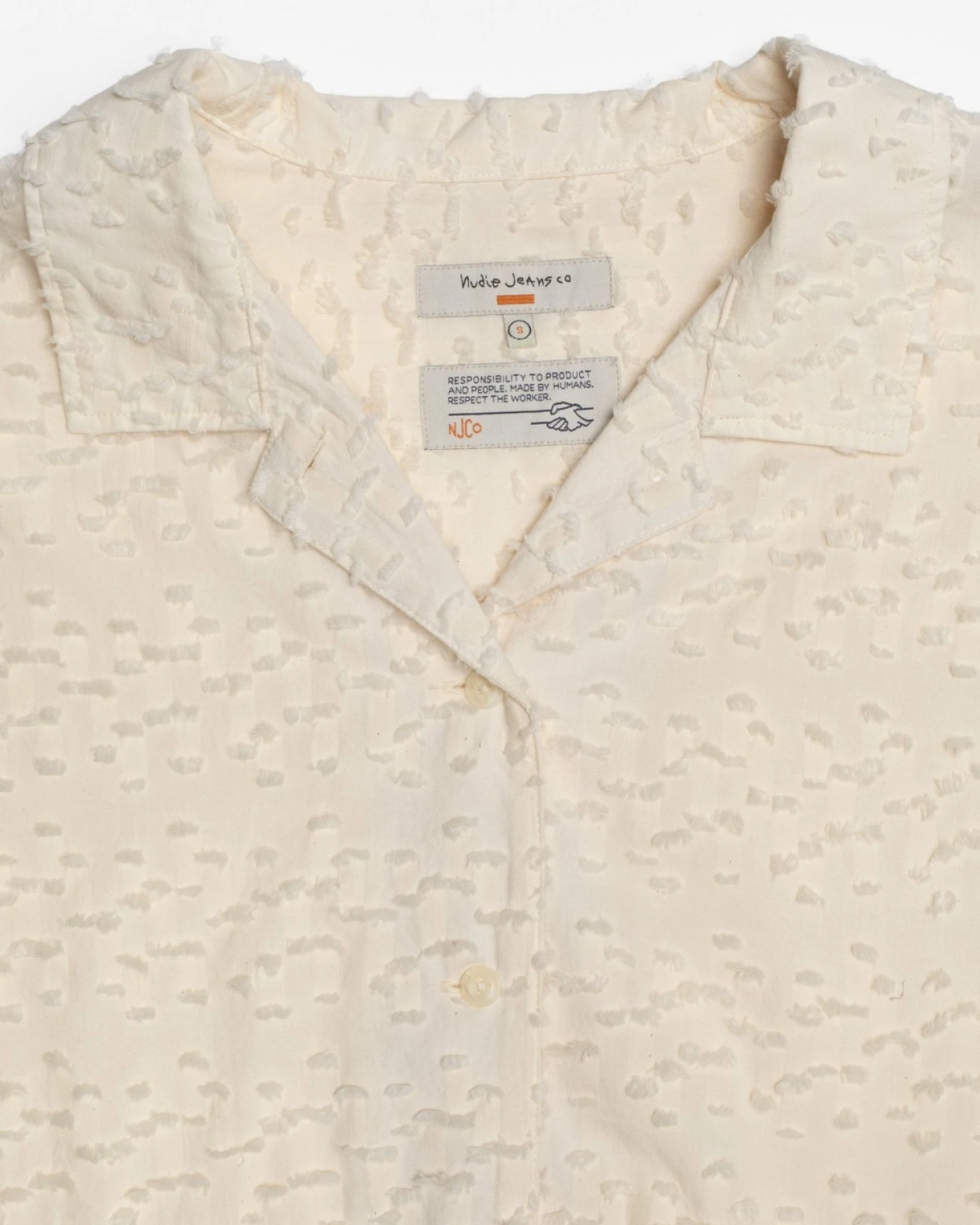 Hemd Juni Fringe Off White – Ansicht 5