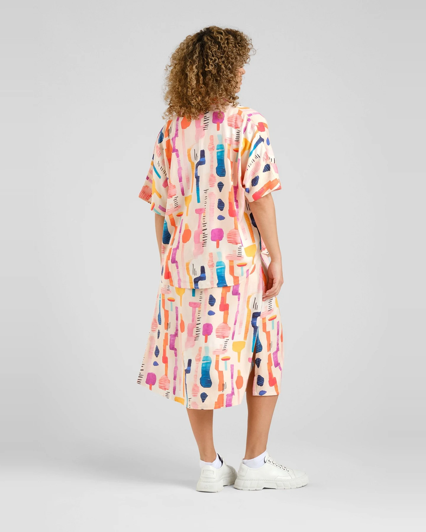 Bluse Alsvik Summer Abstract Pink – Ansicht 2