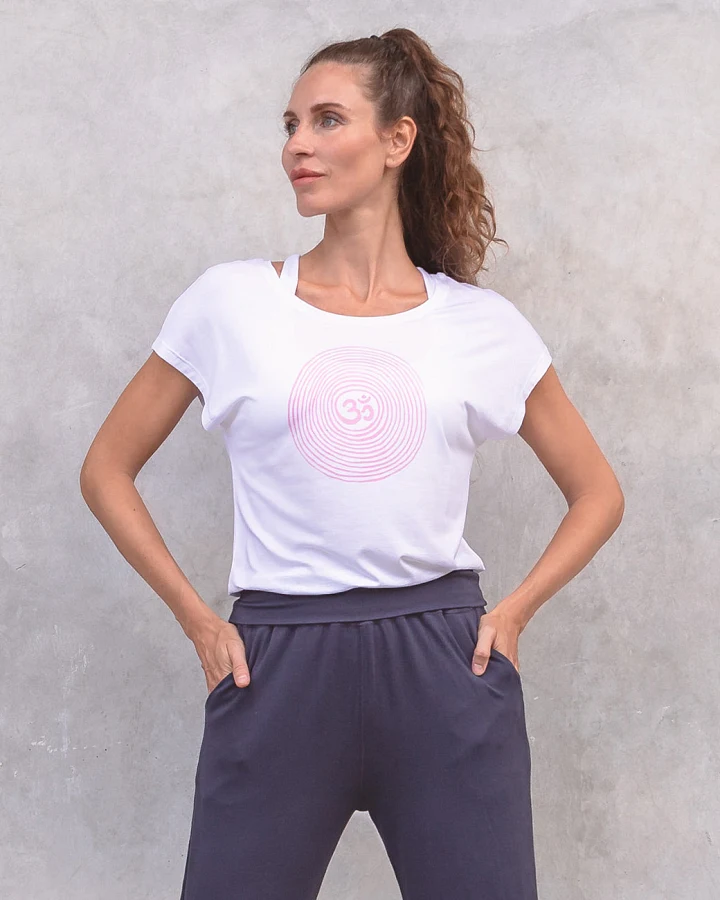 Jaya Organics T-Shirt Om Tencel - White L