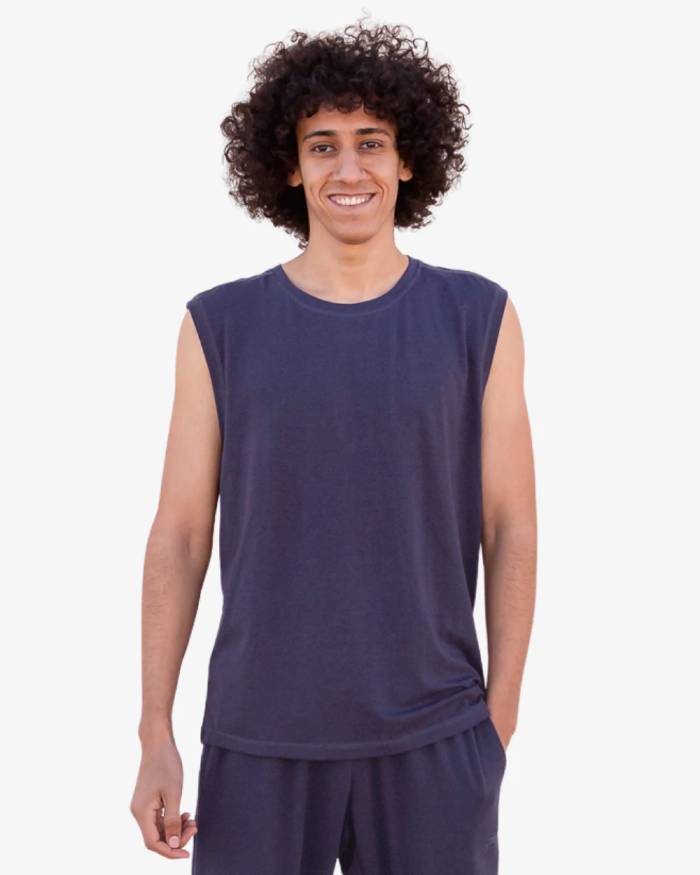 Jaya Organics Top Tommy Tencel - Nightblue L – Ansicht 2