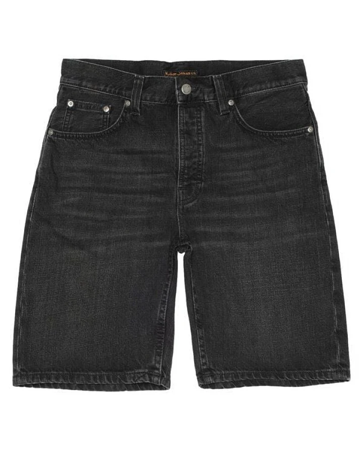 Nudie Jeans Jeans-Shorts Zeb Night Dune Black