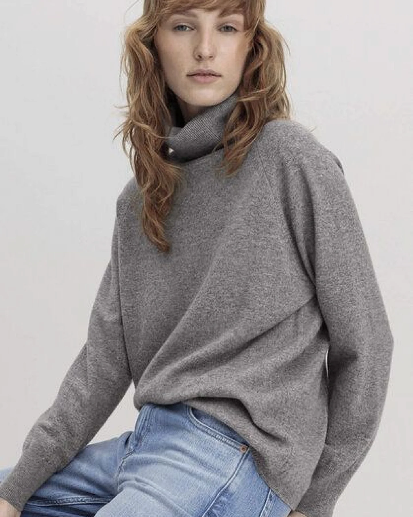 hessnatur Pullover Rollkragen Relaxed aus weicher Schurwolle mit Kaschmir – Ansicht 2