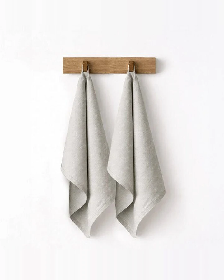 KUSHEL Geschirrtücher SET Leinen Tea Towel