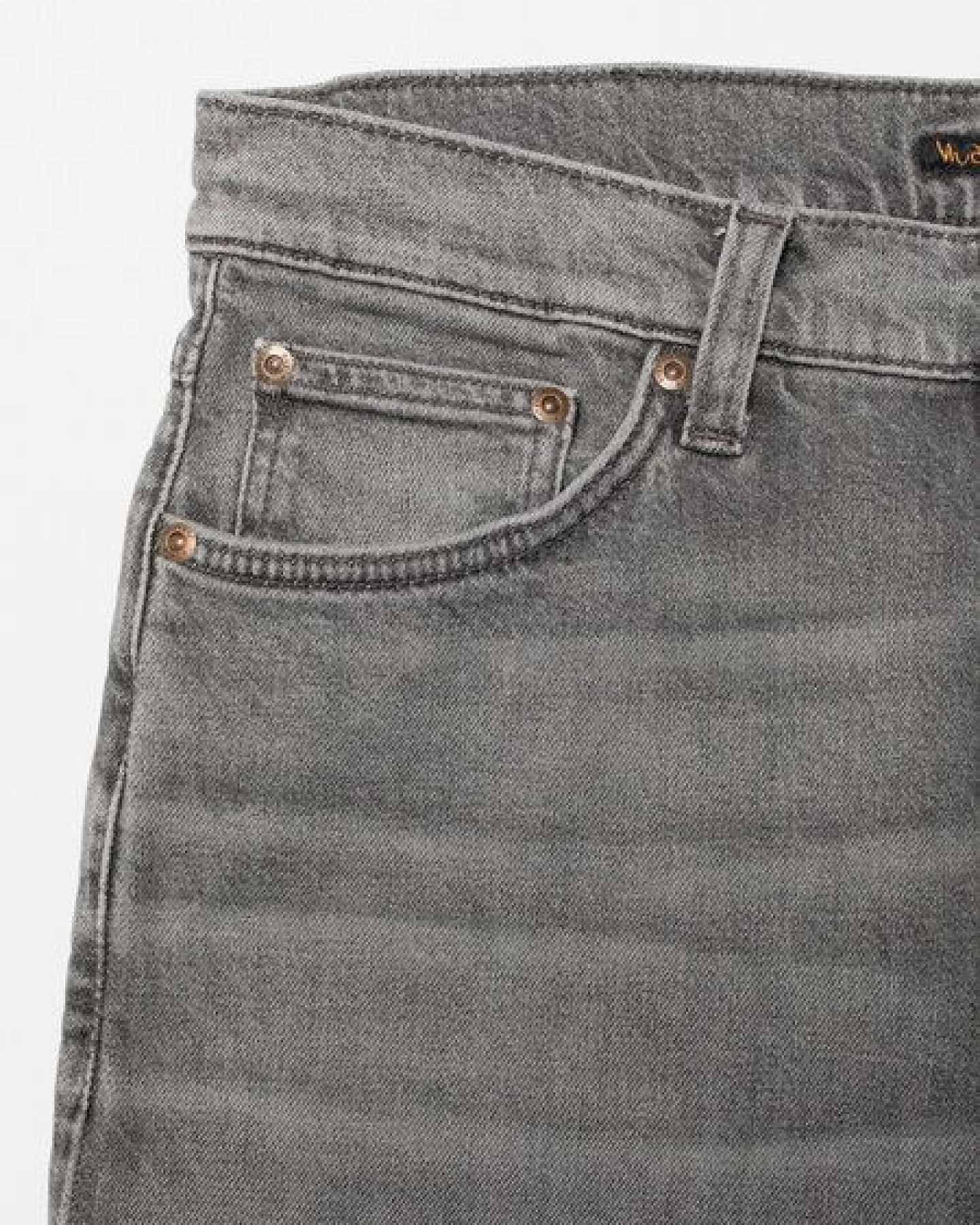 Nudie Jeans Solid Ollie - Pale Ash – Ansicht 4