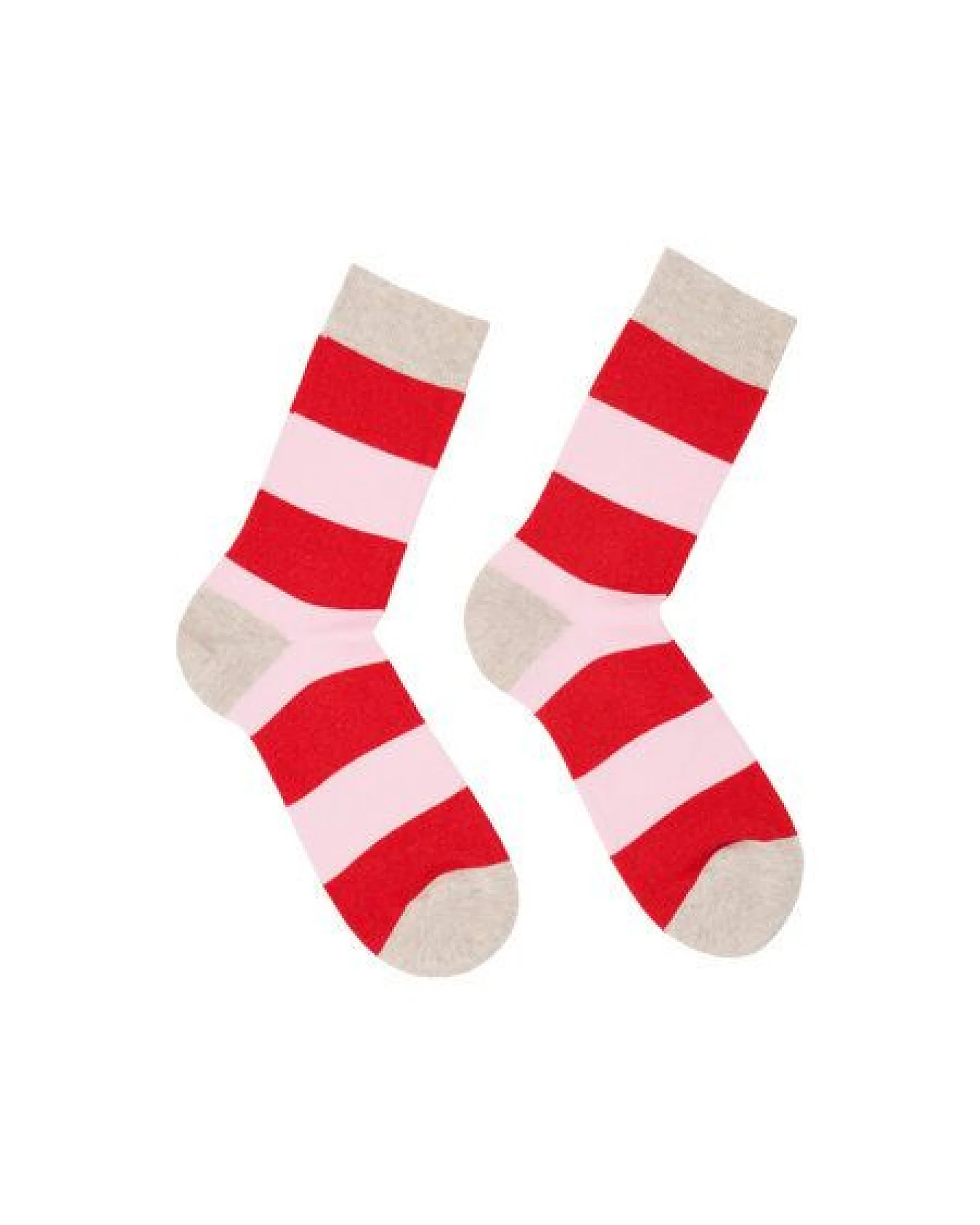 LANIUS Socken mit Blockstreifen (GOTS) – Ansicht 4