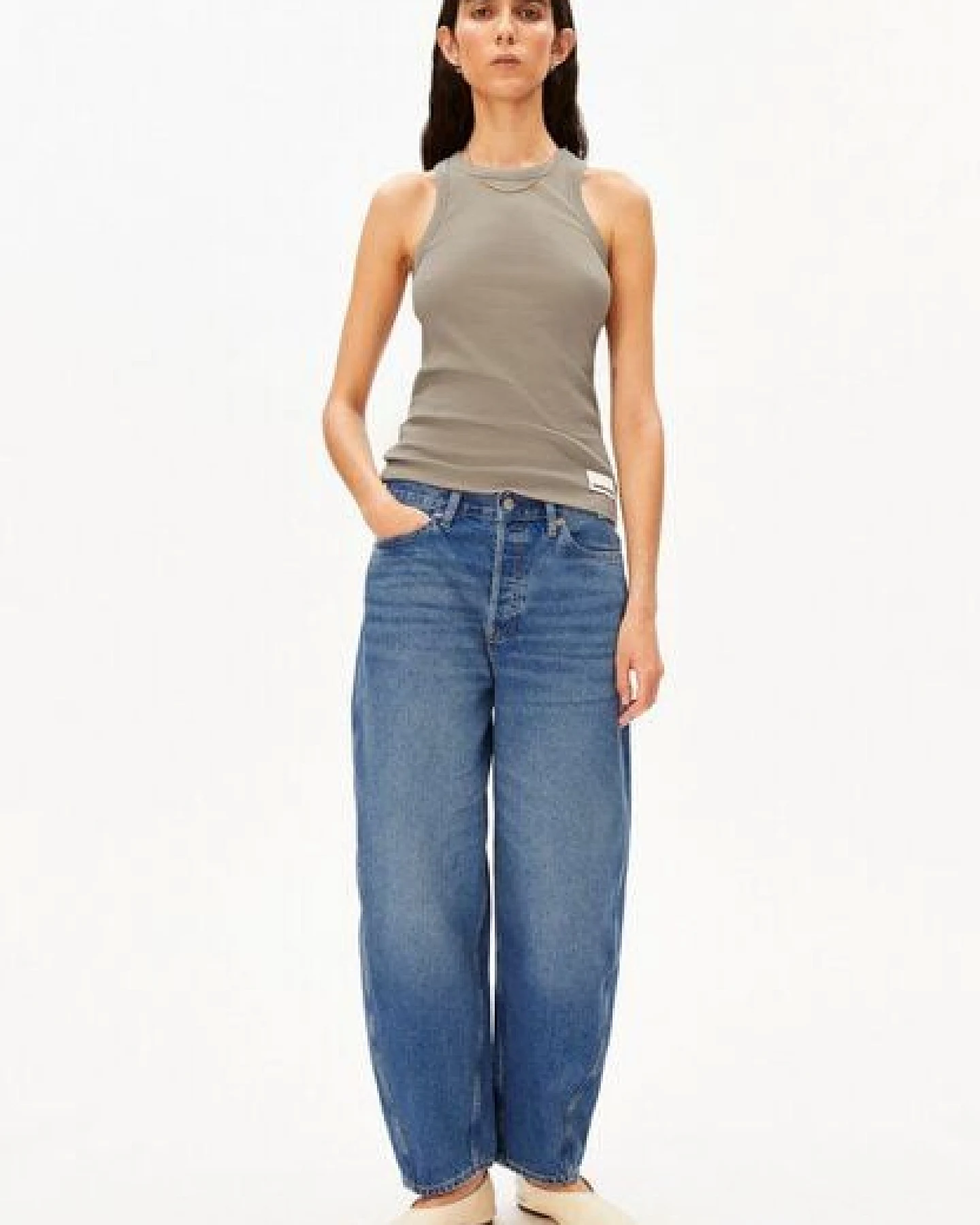 ARMEDANGELS KANITAA Damen Ripp-Top aus Bio-Baumwoll Mix – Ansicht 4