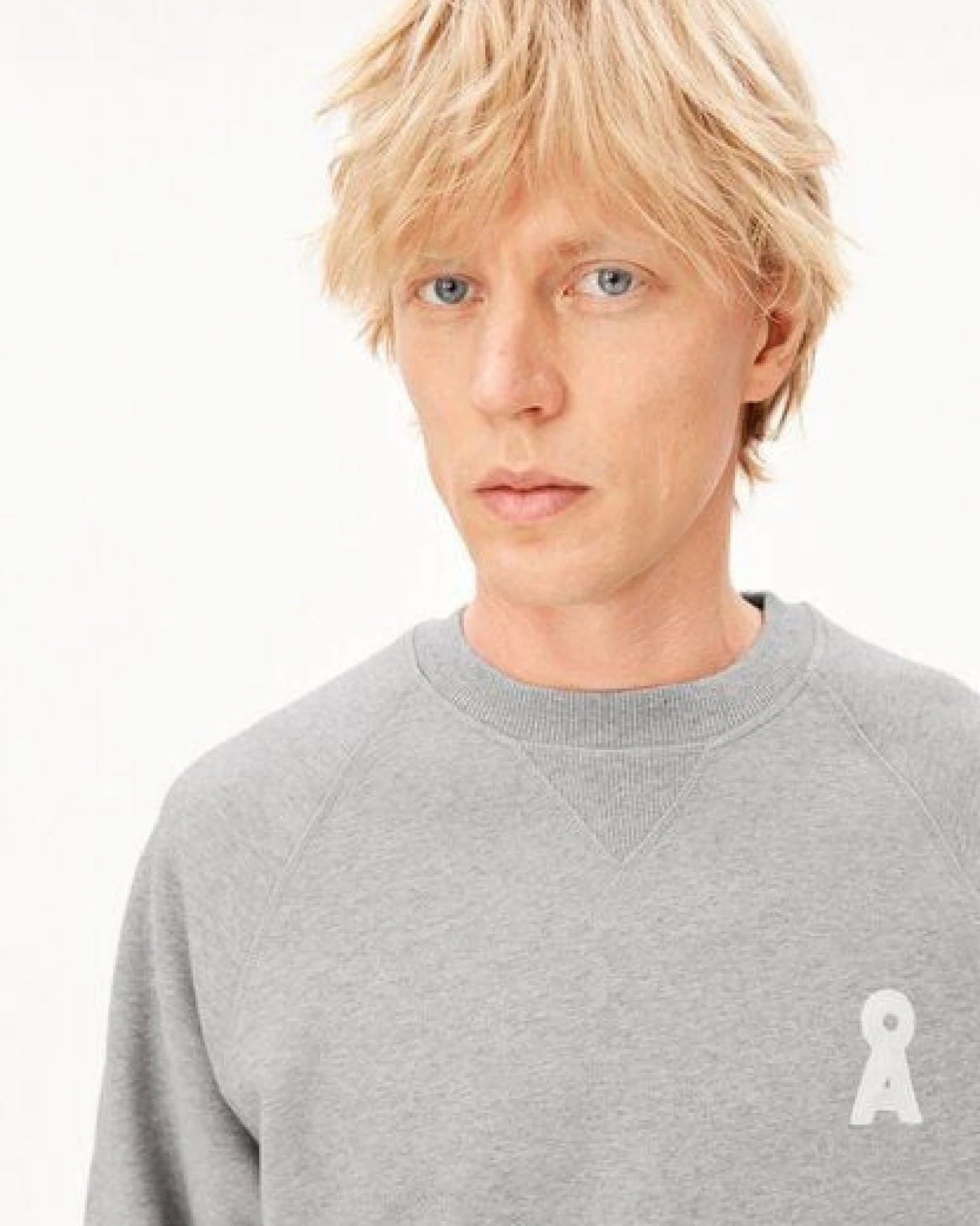 ARMEDANGELS ICONIC Å JOAAN MELANGE Herren Sweatshirt aus Bio-Baumwolle – Ansicht 3
