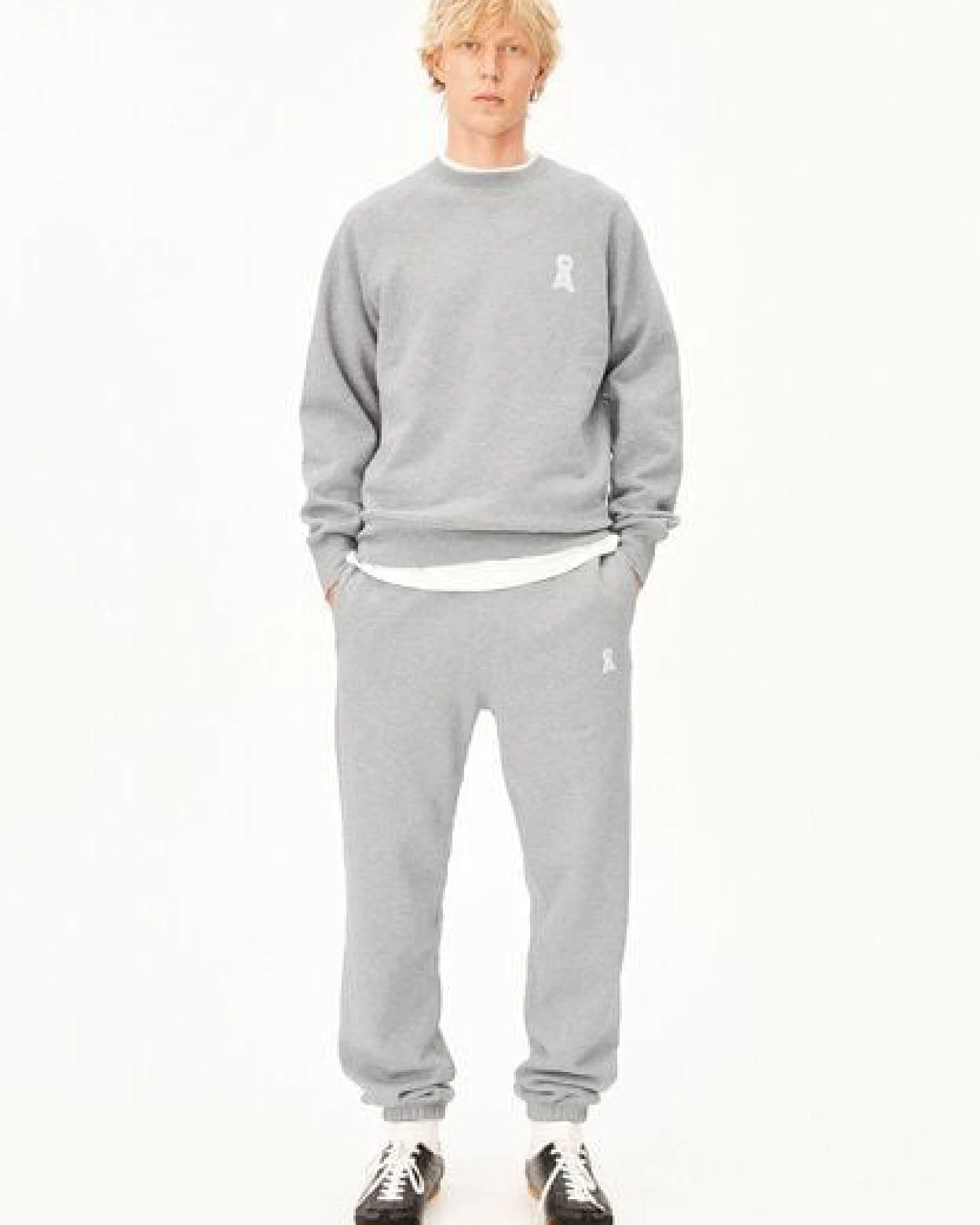 ARMEDANGELS ICONIC Å JOAAN MELANGE Herren Sweatshirt aus Bio-Baumwolle – Ansicht 4