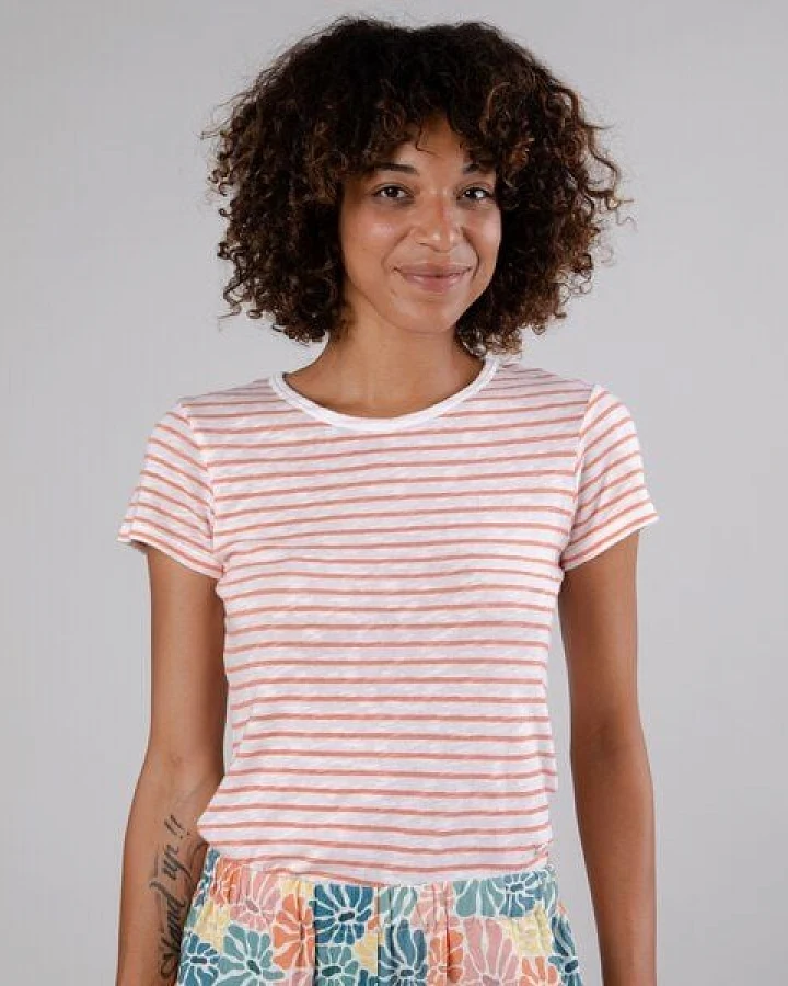Brava Fabrics T-Shirt Stripes Slim Fit