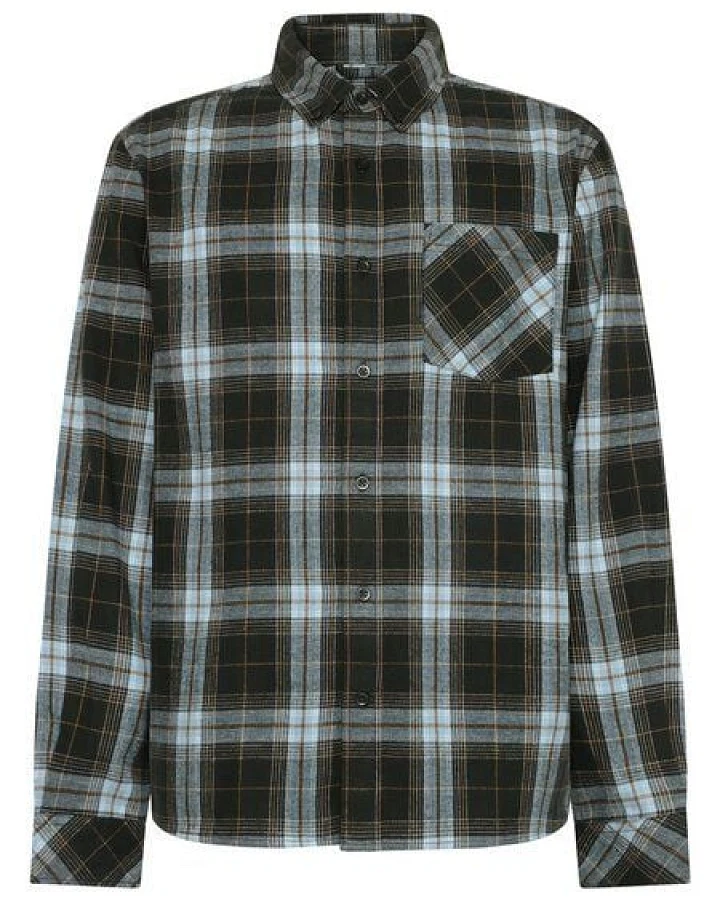 KnowledgeCotton Apparel Check Flannel Shirt