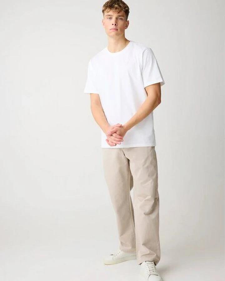 Knowledge Cotton Apparel Flint Straigt (Wide) Chino