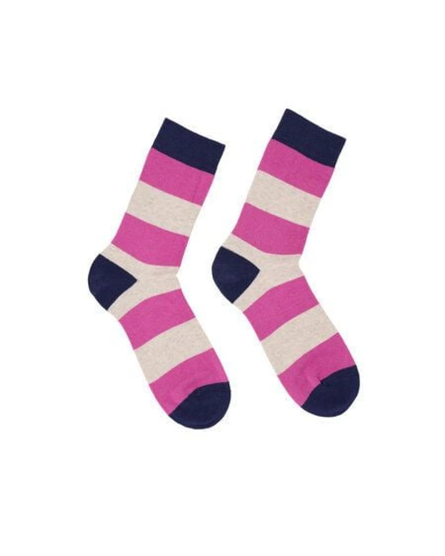 LANIUS Socken mit Blockstreifen (GOTS) – Ansicht 3