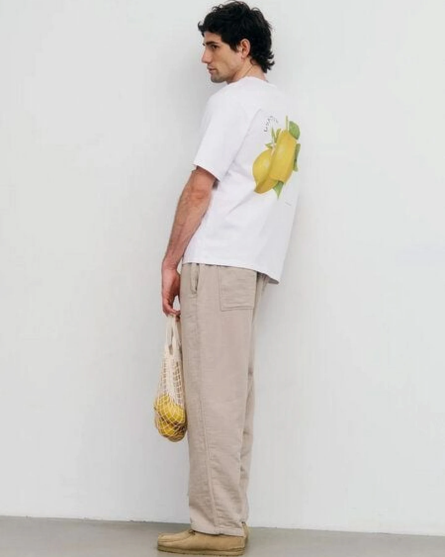 Rotholz Lemon T-Shirt - Unisex - aus Bio-Baumwolle – Ansicht 4