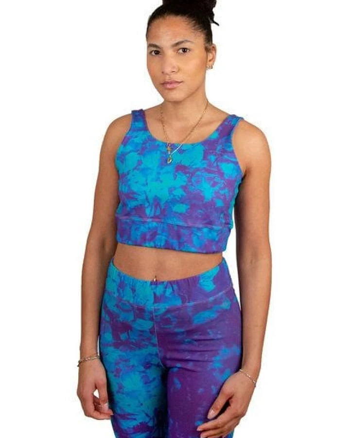 ÆVRIL Damen Yoga BH // Avril Print // Bio-Baumwolle