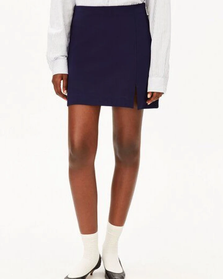 Produktseite: ARMEDANGELS VANJARAA MINI Damen Jerseyrock aus LENZING ECOVERO Viskose Mix