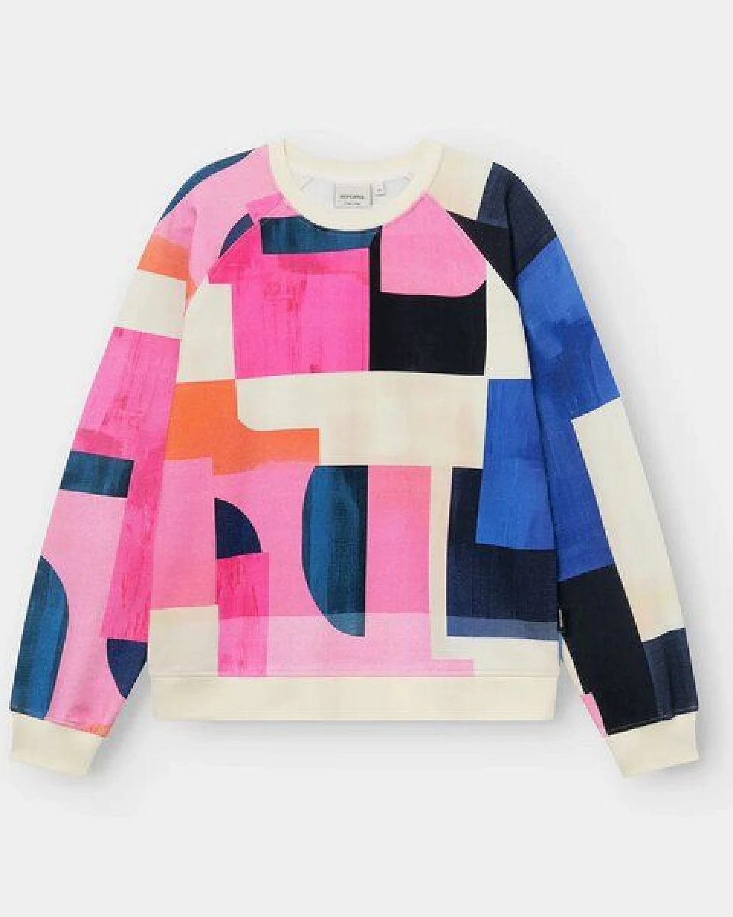 DEDICATED Ystad Abstract Blocks Sweatshirt – Ansicht 2