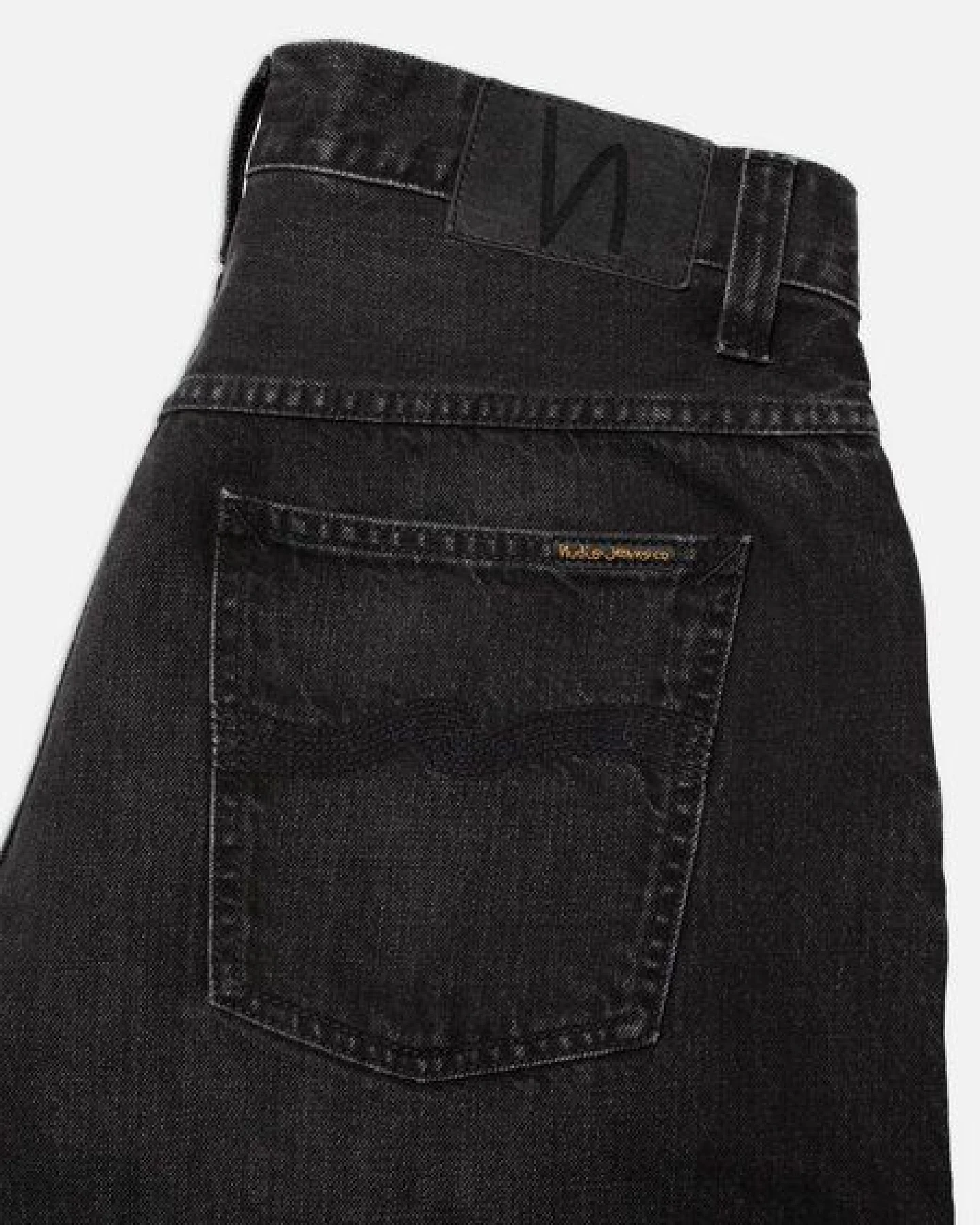 Nudie Jeans Jeans-Shorts Zeb Night Dune Black – Ansicht 4