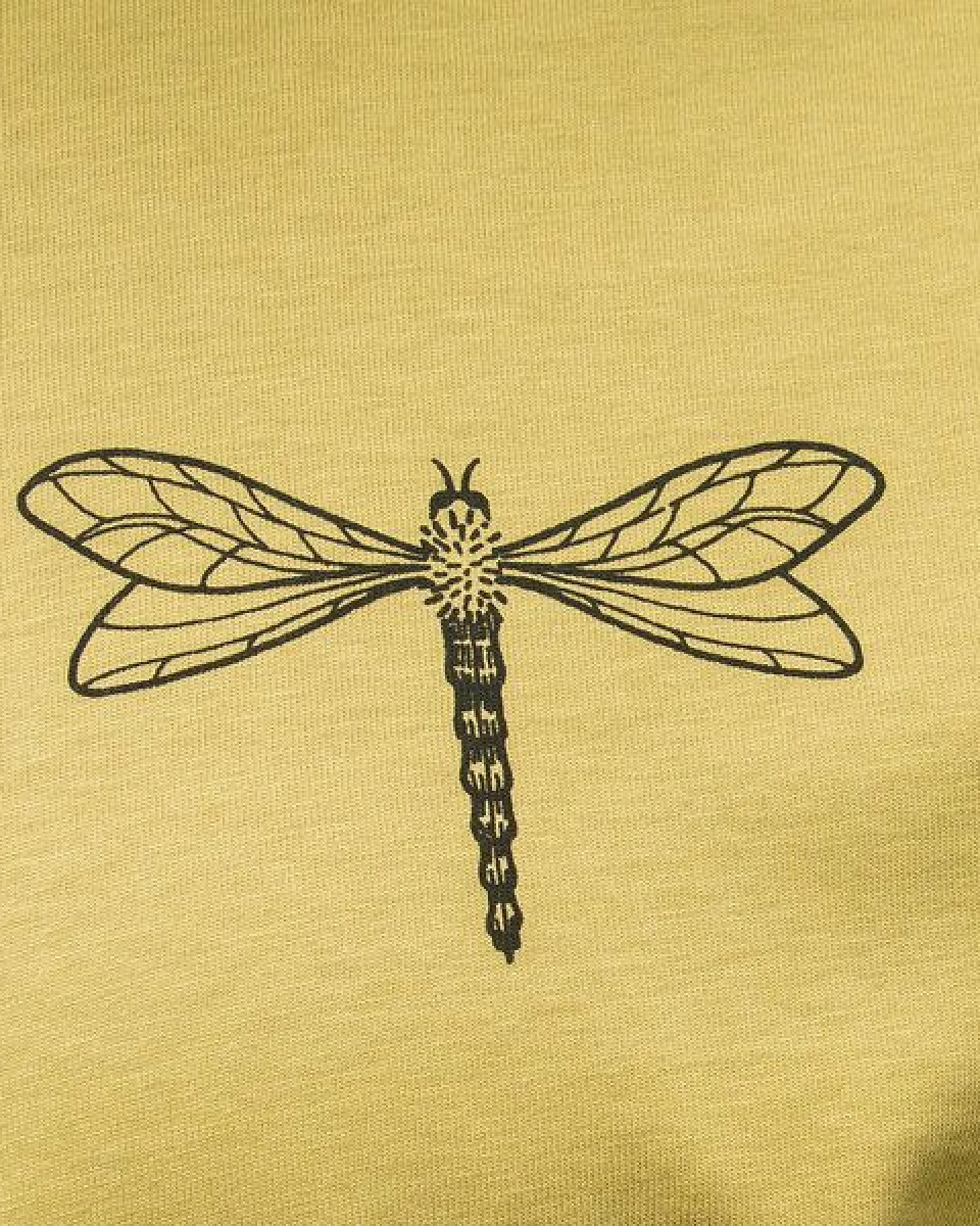 Cmig Libelle T-Shirt in faded olive – Ansicht 2