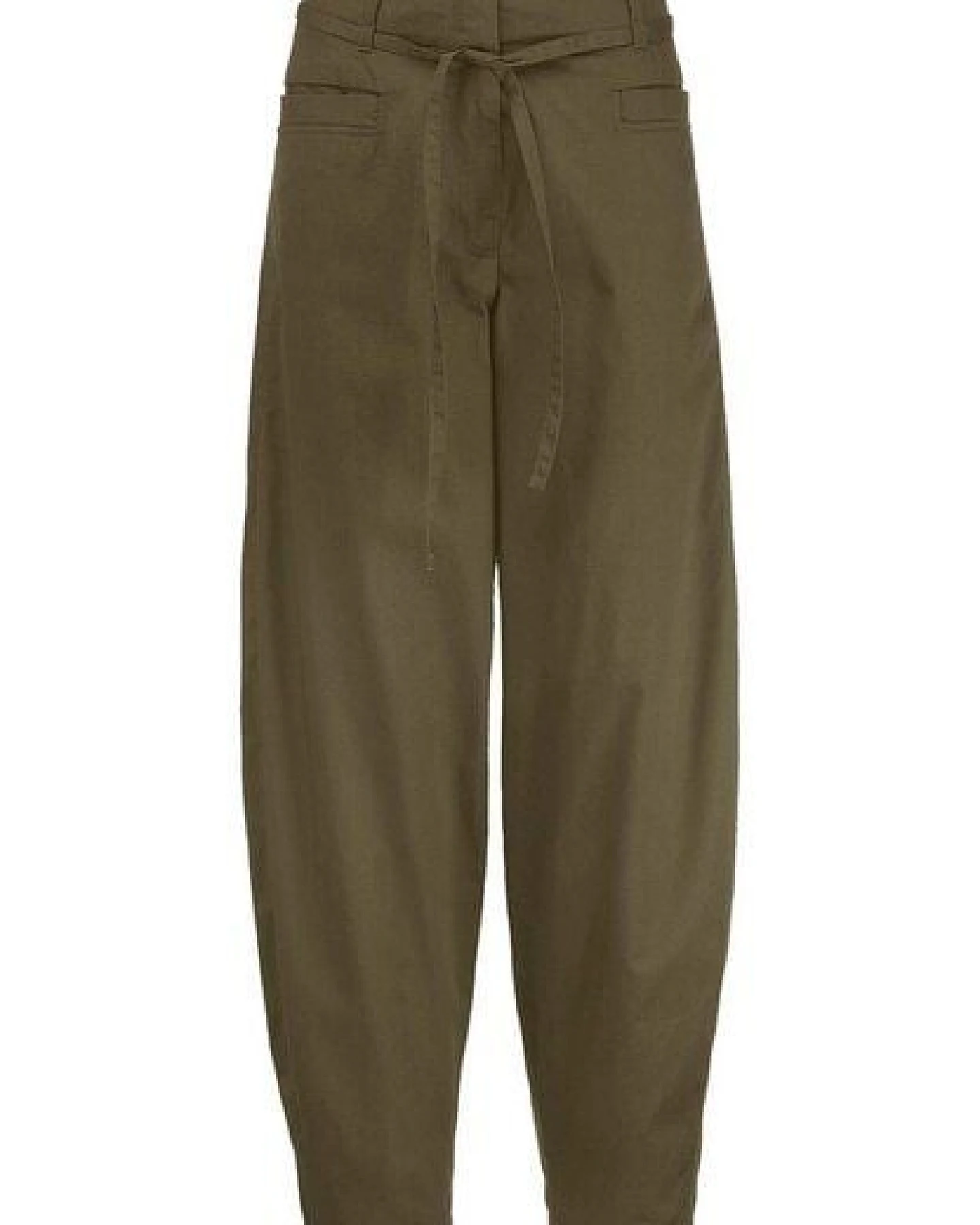 hessnatur Gewebe Hose Barrel Leg aus Bio-Baumwolle mit Elasthan – Ansicht 3