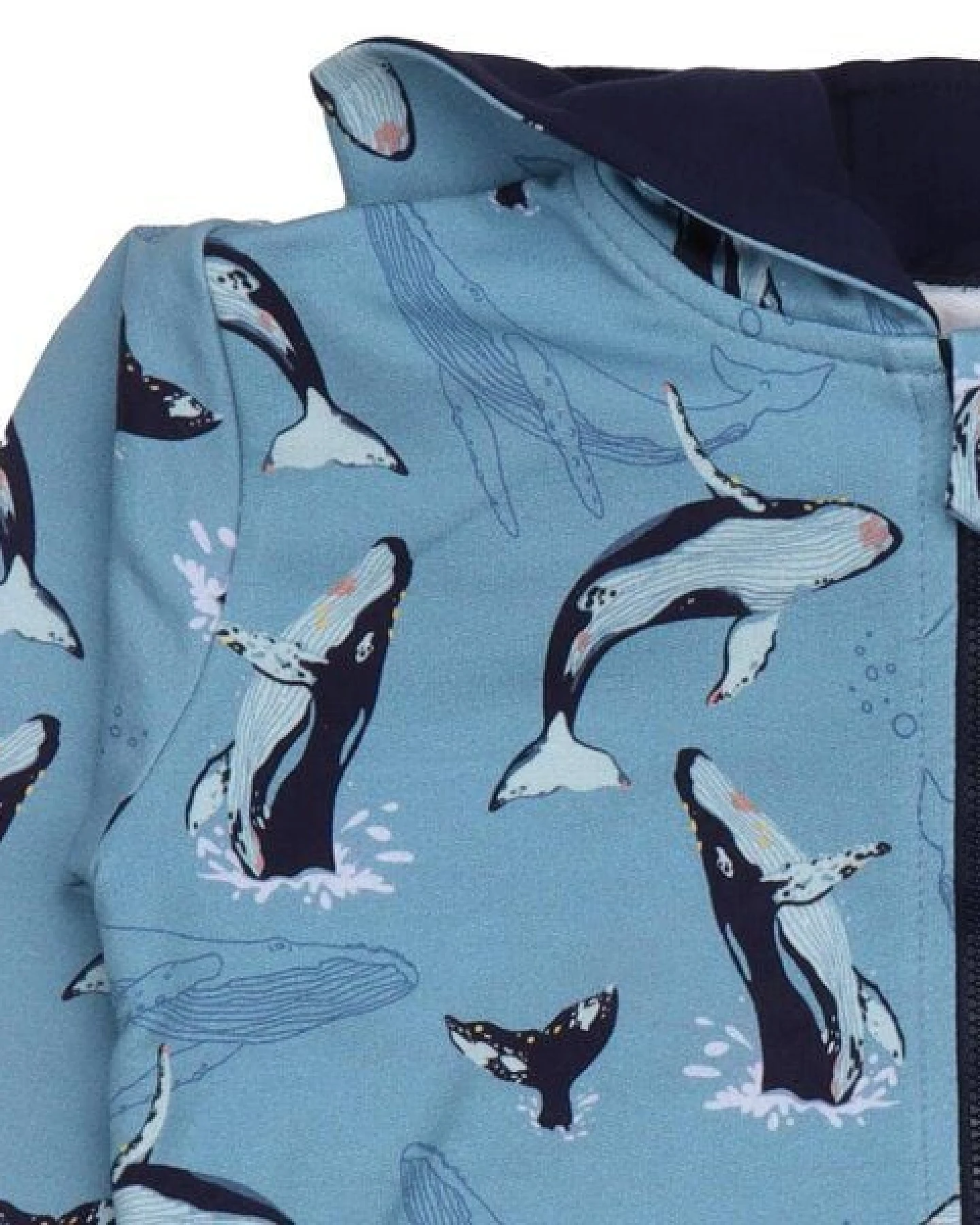 Walkiddy Jumping Whales-Sweat Jacket – Ansicht 4