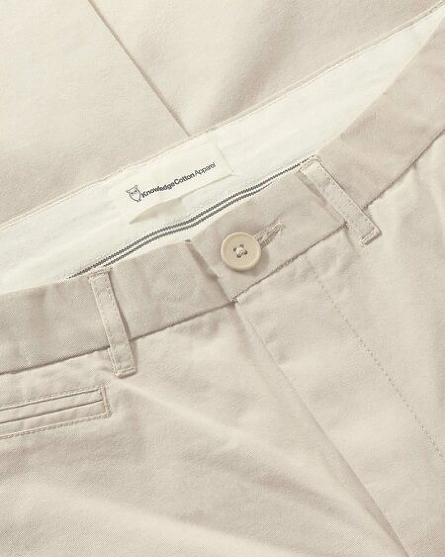 Knowledge Cotton Apparel Flint Straigt (Wide) Chino – Ansicht 3