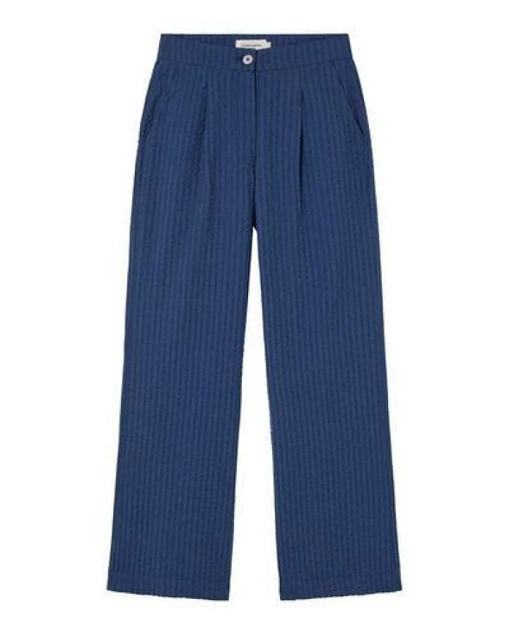 thinking mu Damen Hose Manolita Seersucker