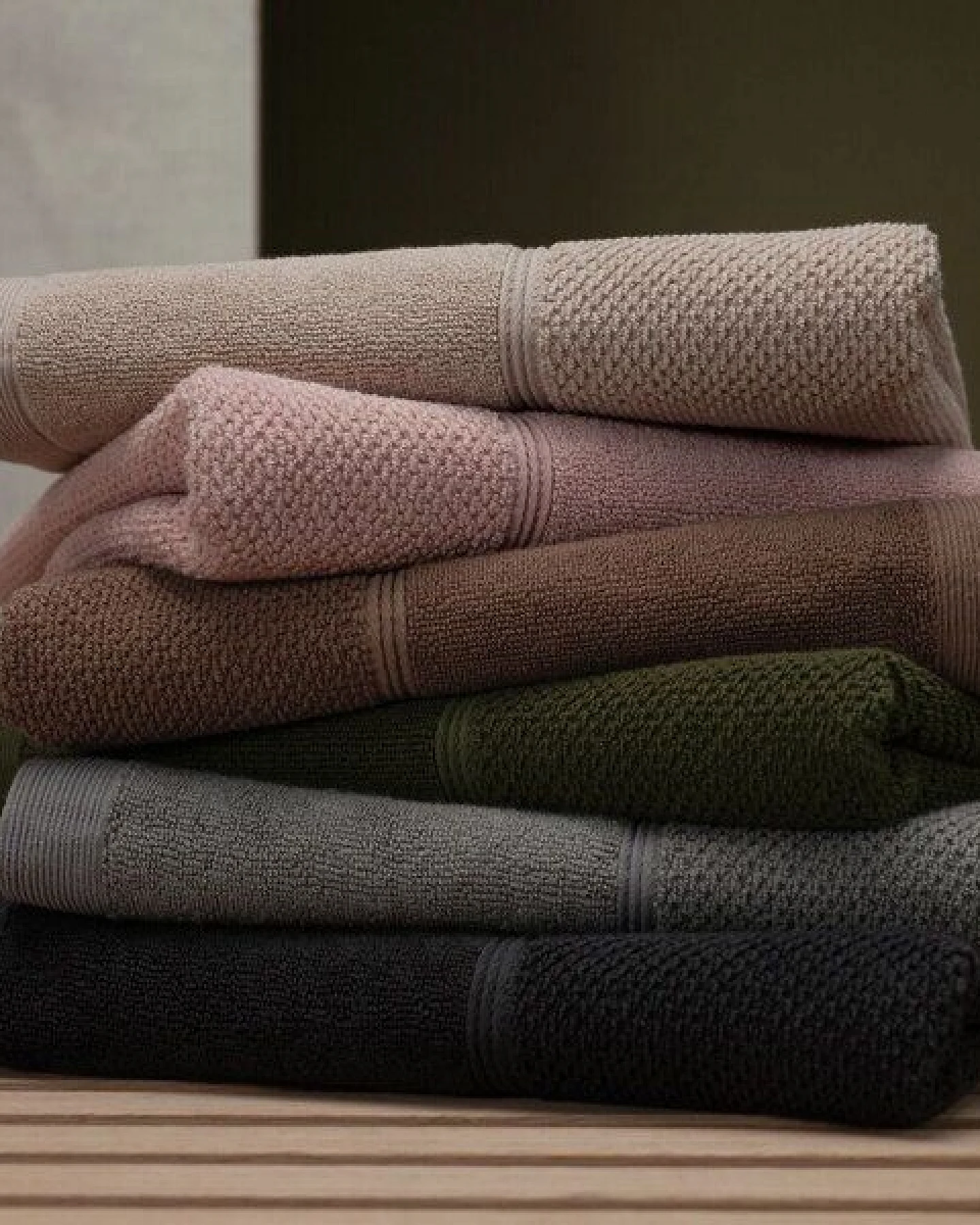 Kushel Towels The Cosy Set - Handtuchset aus Biobaumwolle und Holzfaser – Ansicht 4