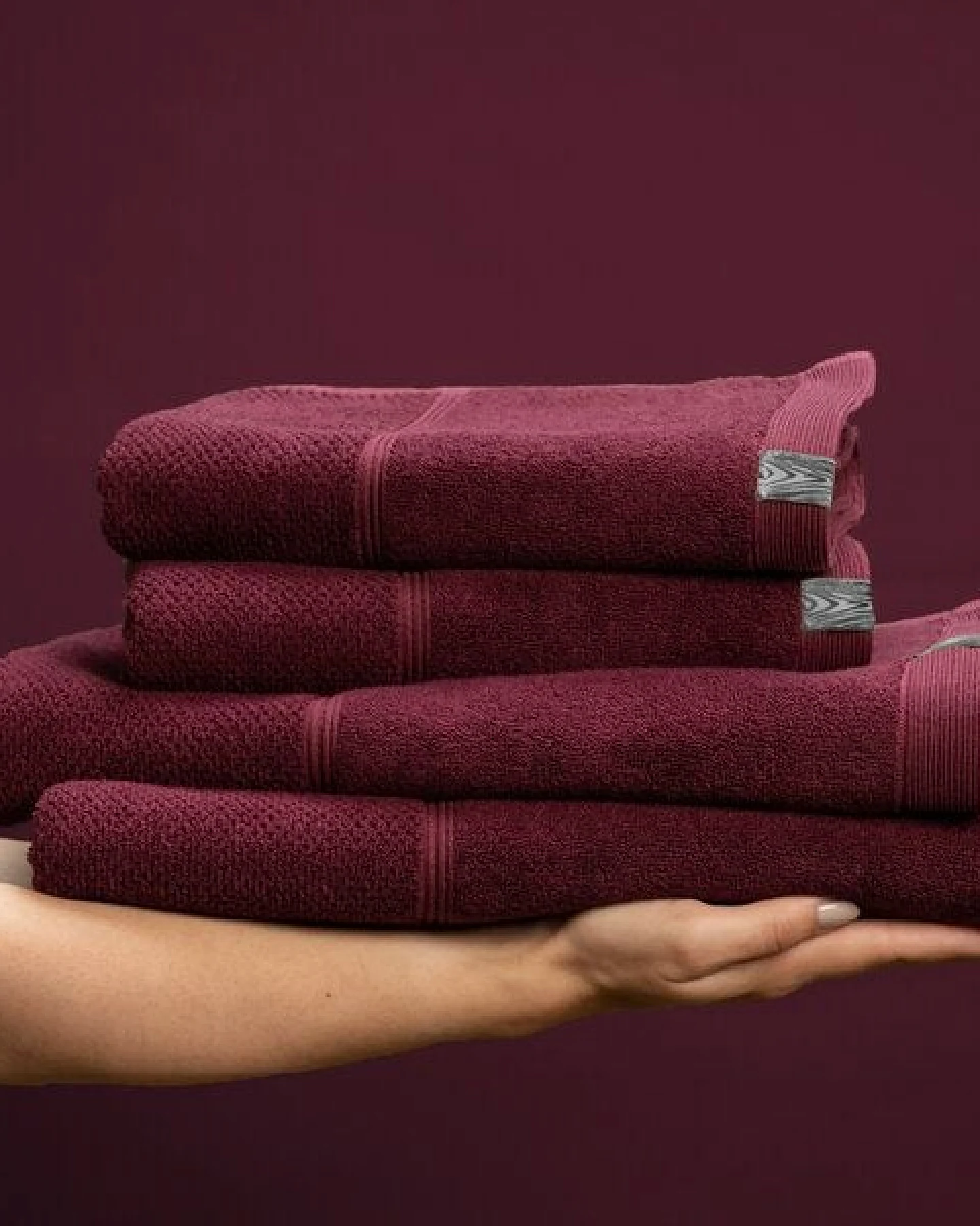 Kushel Towels The Cosy Set - Handtuchset aus Biobaumwolle und Holzfaser – Ansicht 4