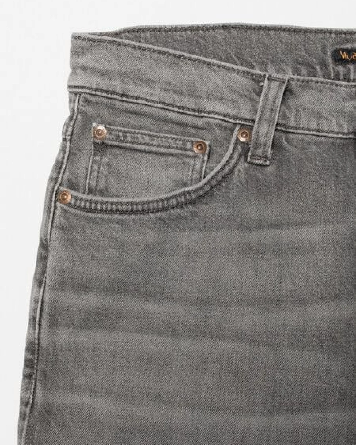 Nudie Jeans Solid Ollie - Pale Ash – Ansicht 4