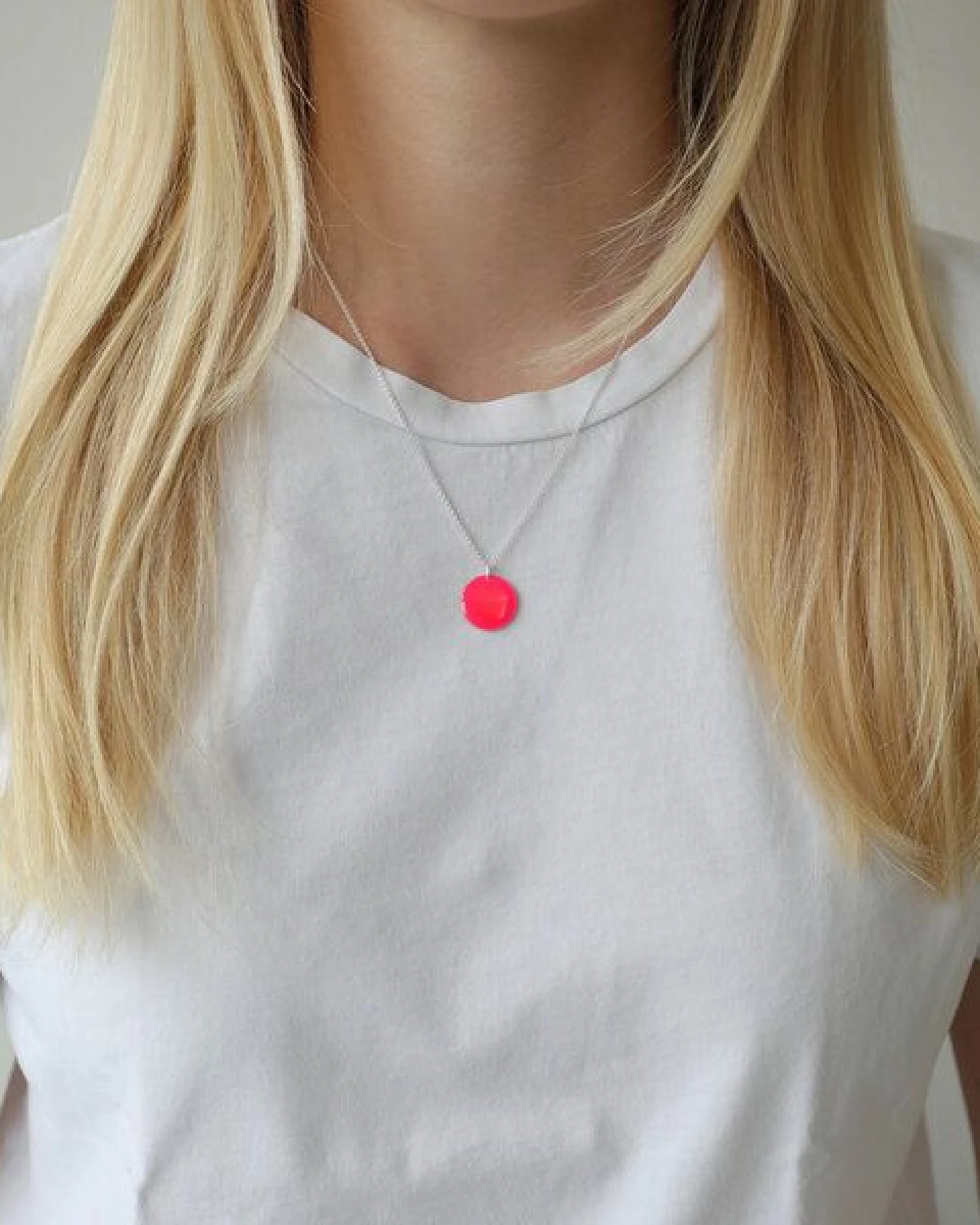 BELLYBIRD Jewellery Halskette - emailliertes Plättchen, Anhänger aus Silber mit Emaille – Ansicht 3