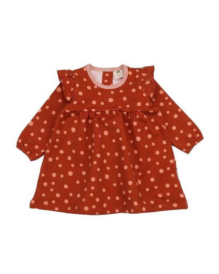 Walkiddy Brown Dots-Sweat Dress