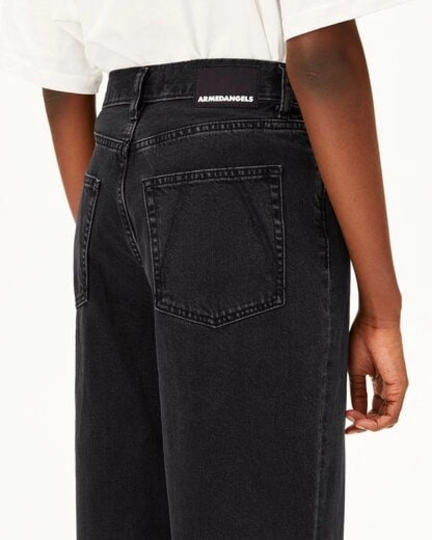ARMEDANGELS ENIJAA Damen Jeans aus 100% recycelter Baumwolle Non Stretch – Ansicht 3