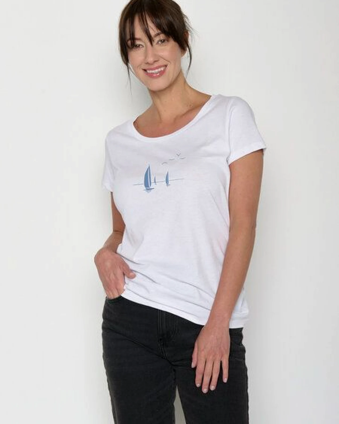 GREENBOMB T-Shirt Sailing Vessel Loves – Ansicht 2