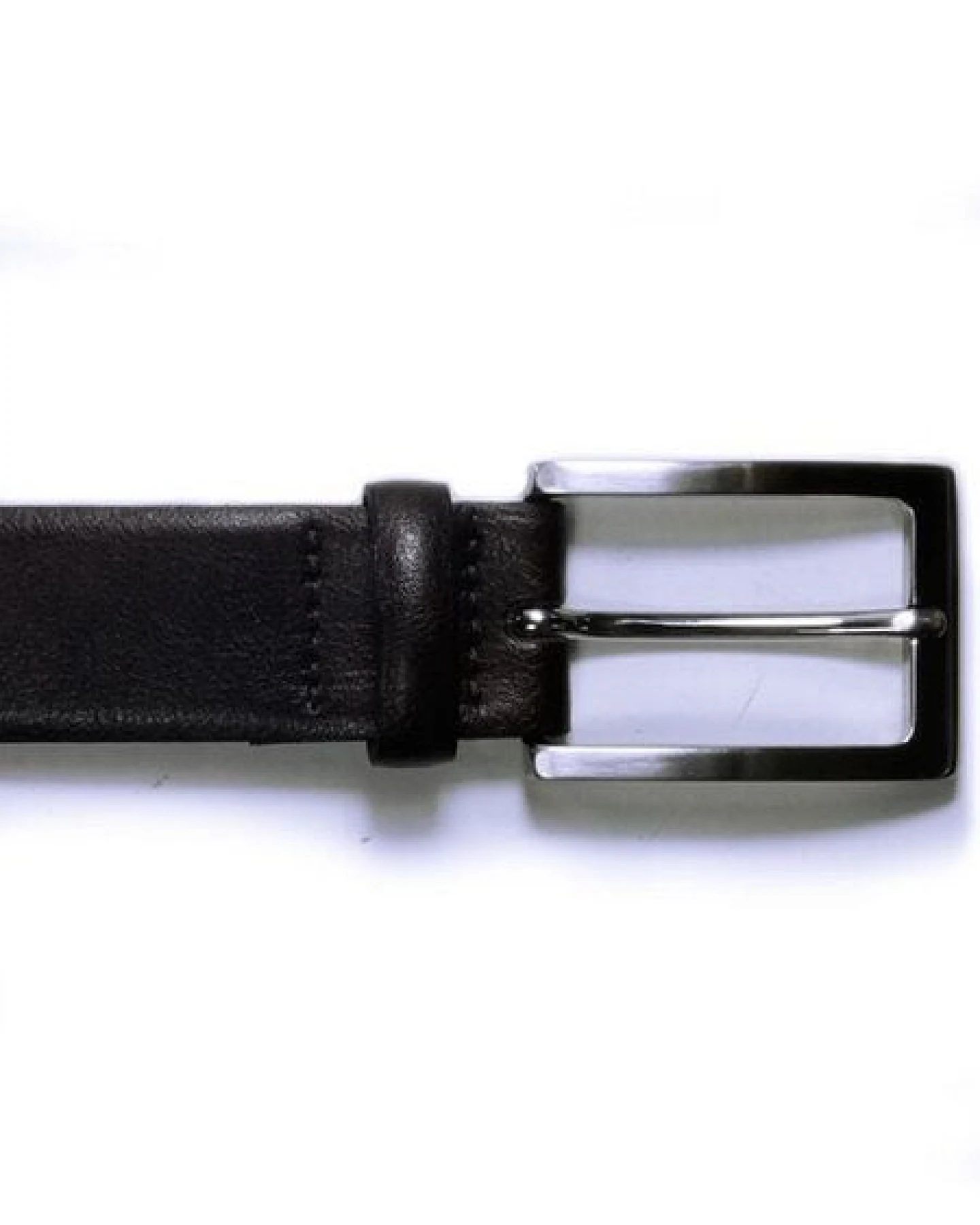 Will's Vegan Shop 3 cm Gürtel Schwarz Herren – Ansicht 3