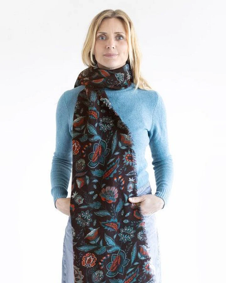 Djian Schal aus Merino-Wolle – MARLENE – mulesingfrei