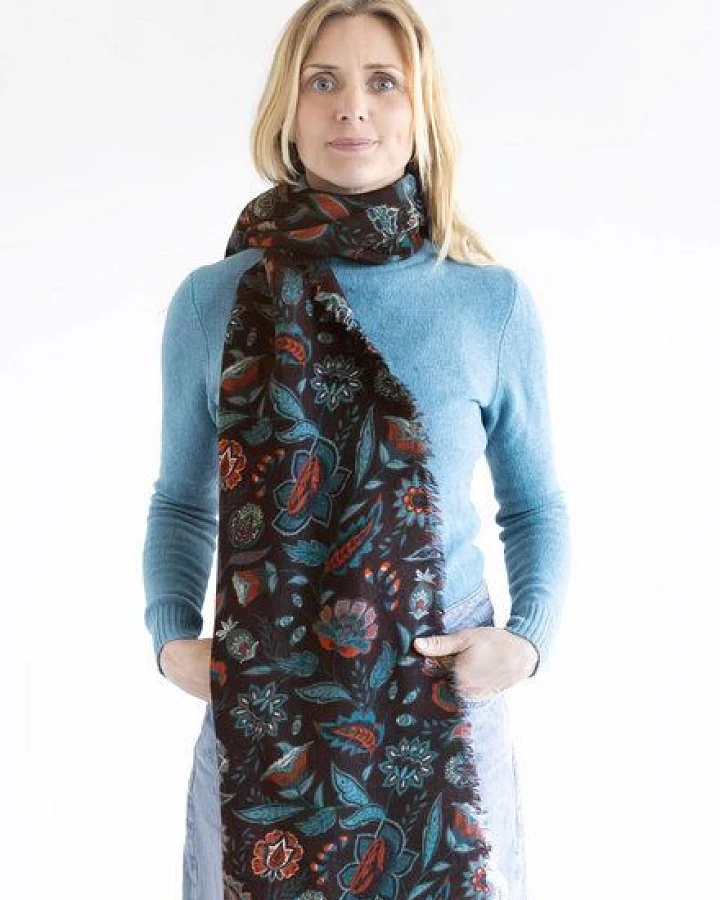 Djian Schal aus Merino-Wolle – MARLENE – mulesingfrei
