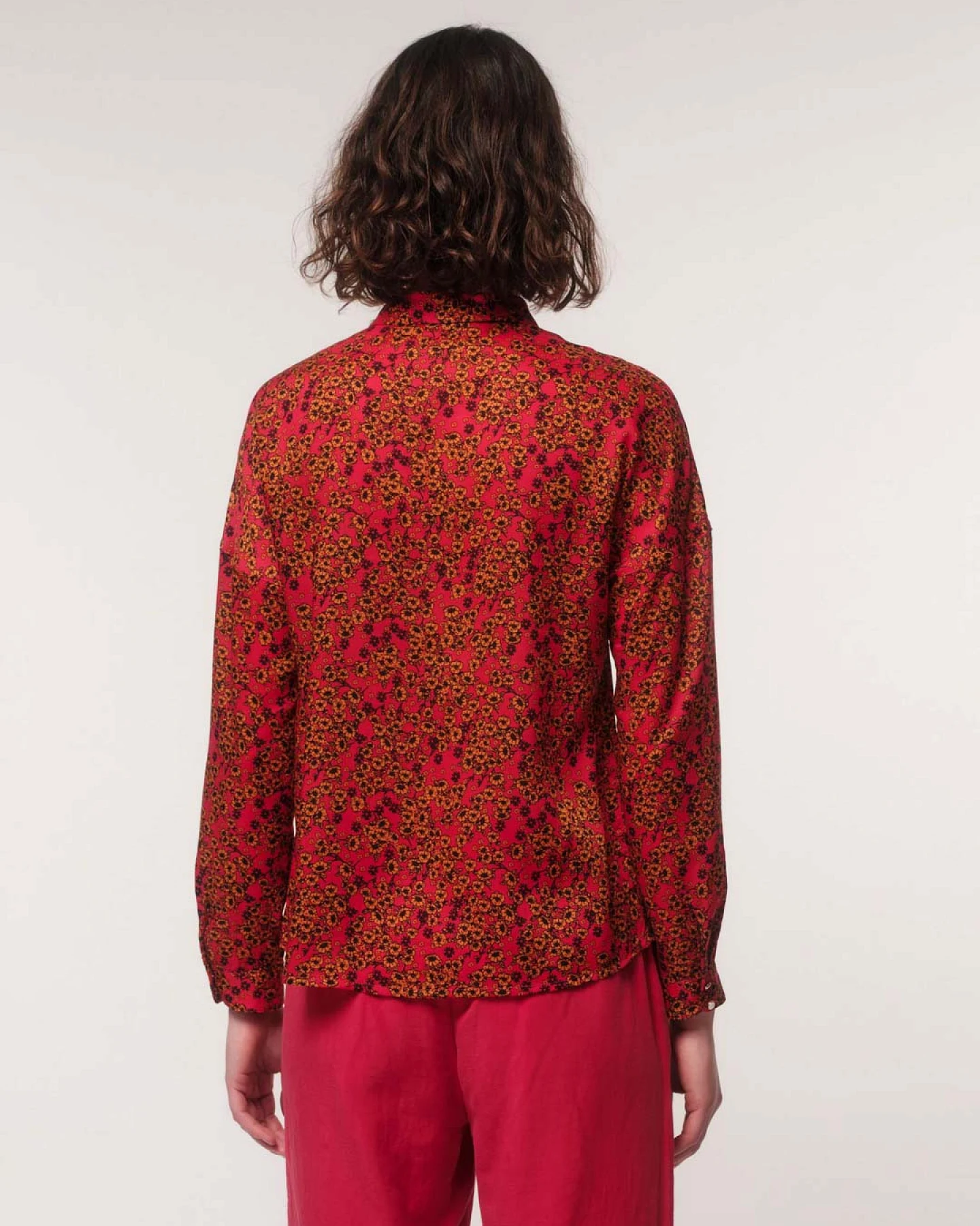 Hemdbluse Print Flower Field – Ansicht 5