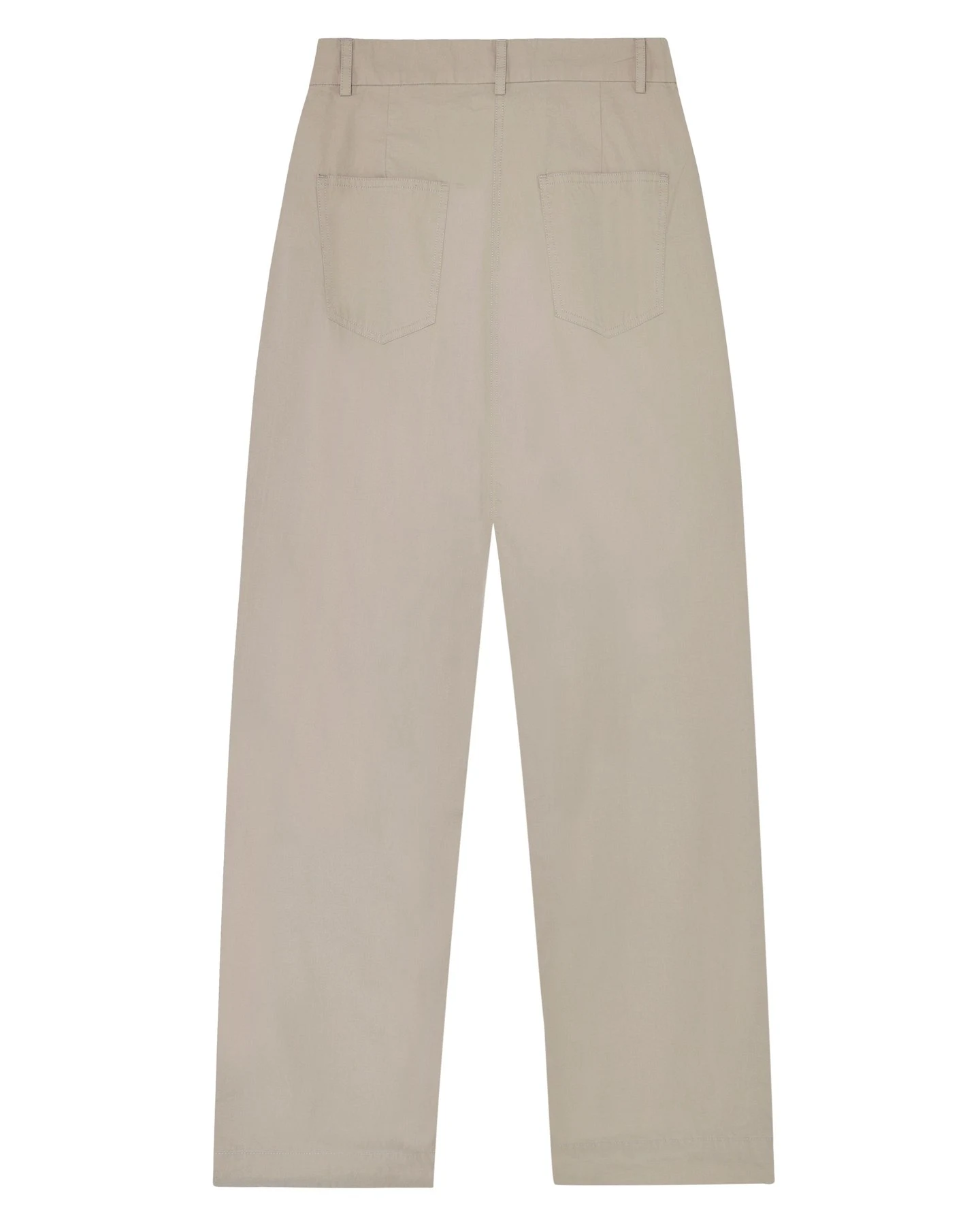 Hose Poplin Pleat Beige – Ansicht 4
