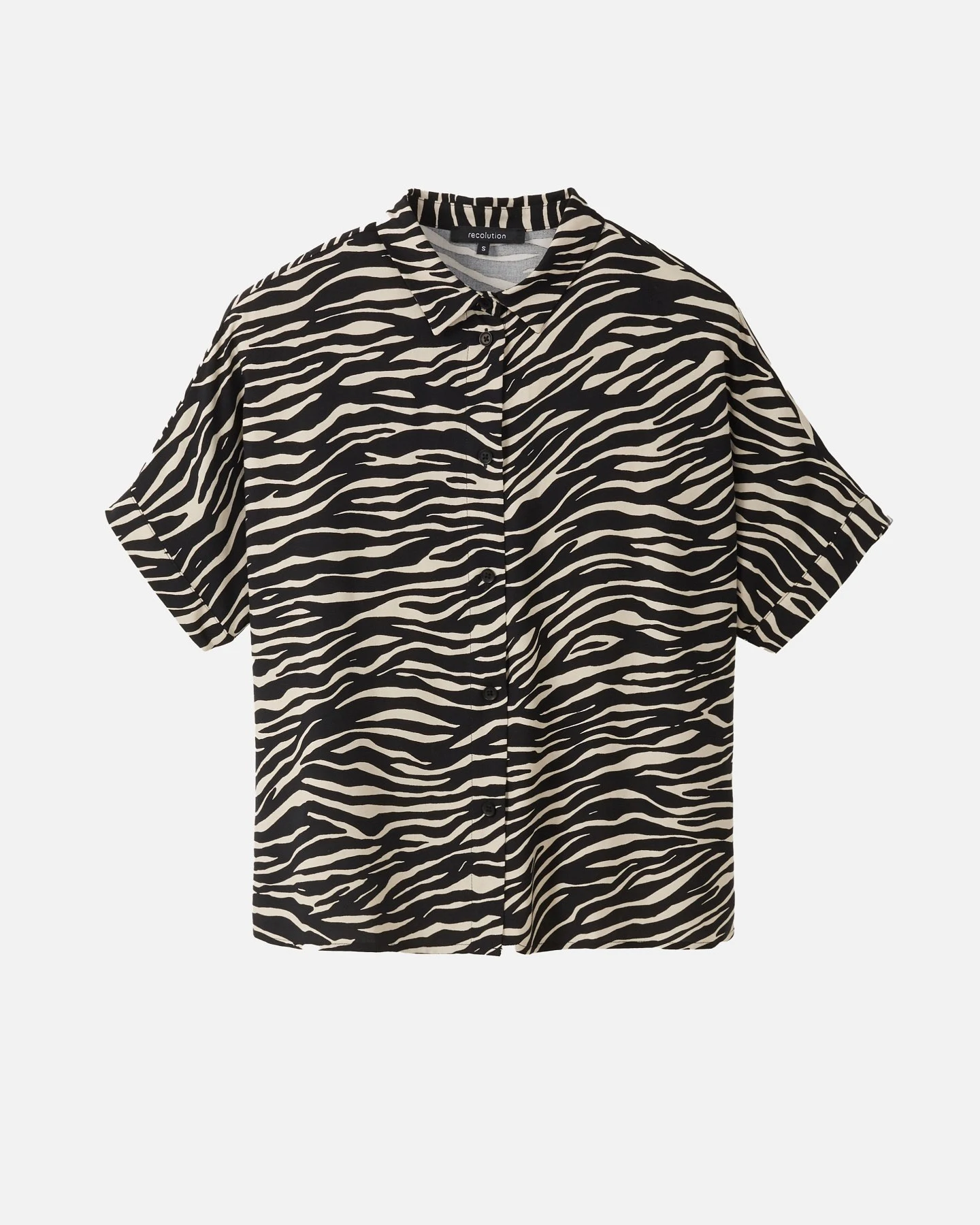 Bluse Lotus Zebra Schwarz – Ansicht 6