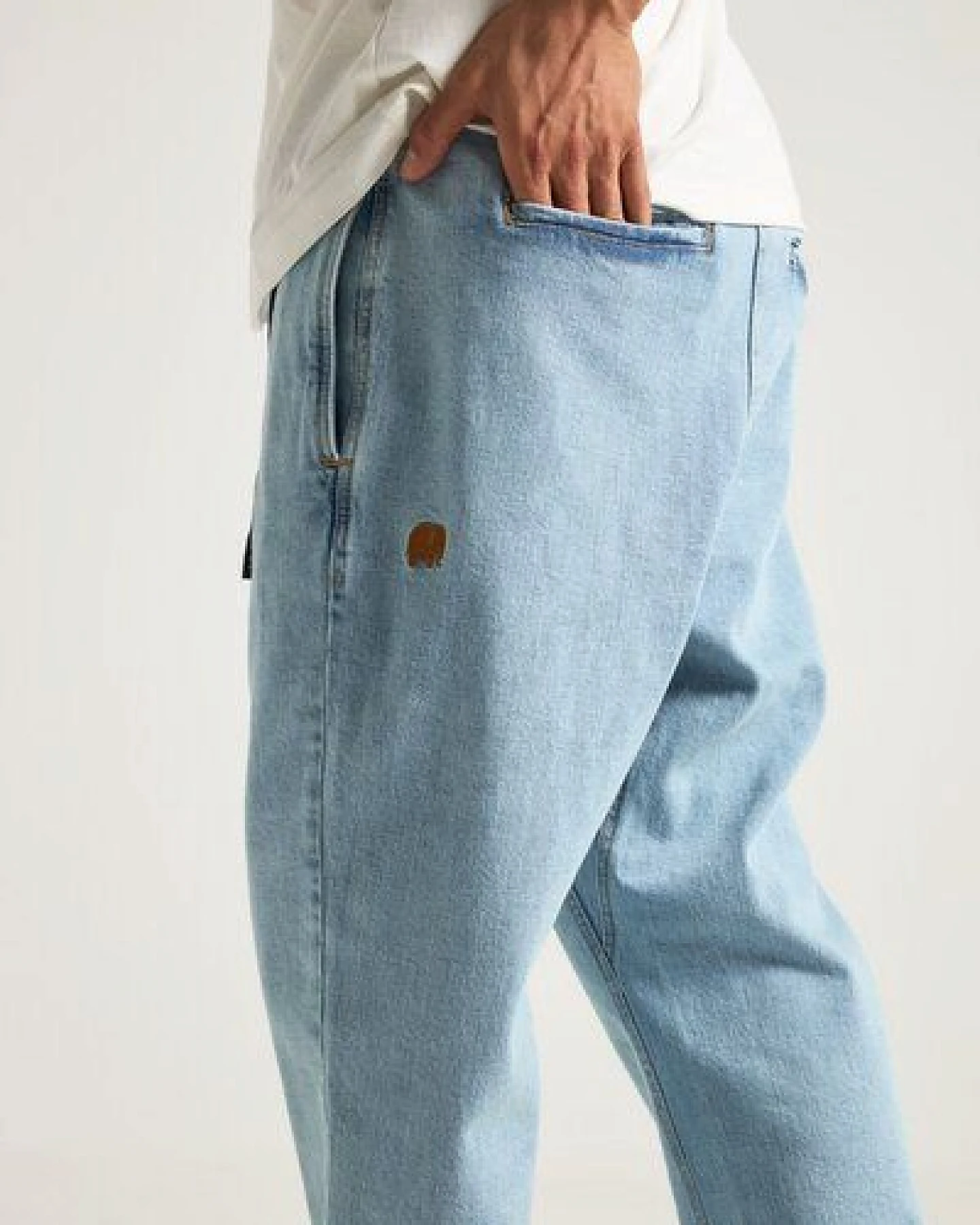 Trendsplant Recycled Denim Climber Pant Light Wash – Ansicht 4