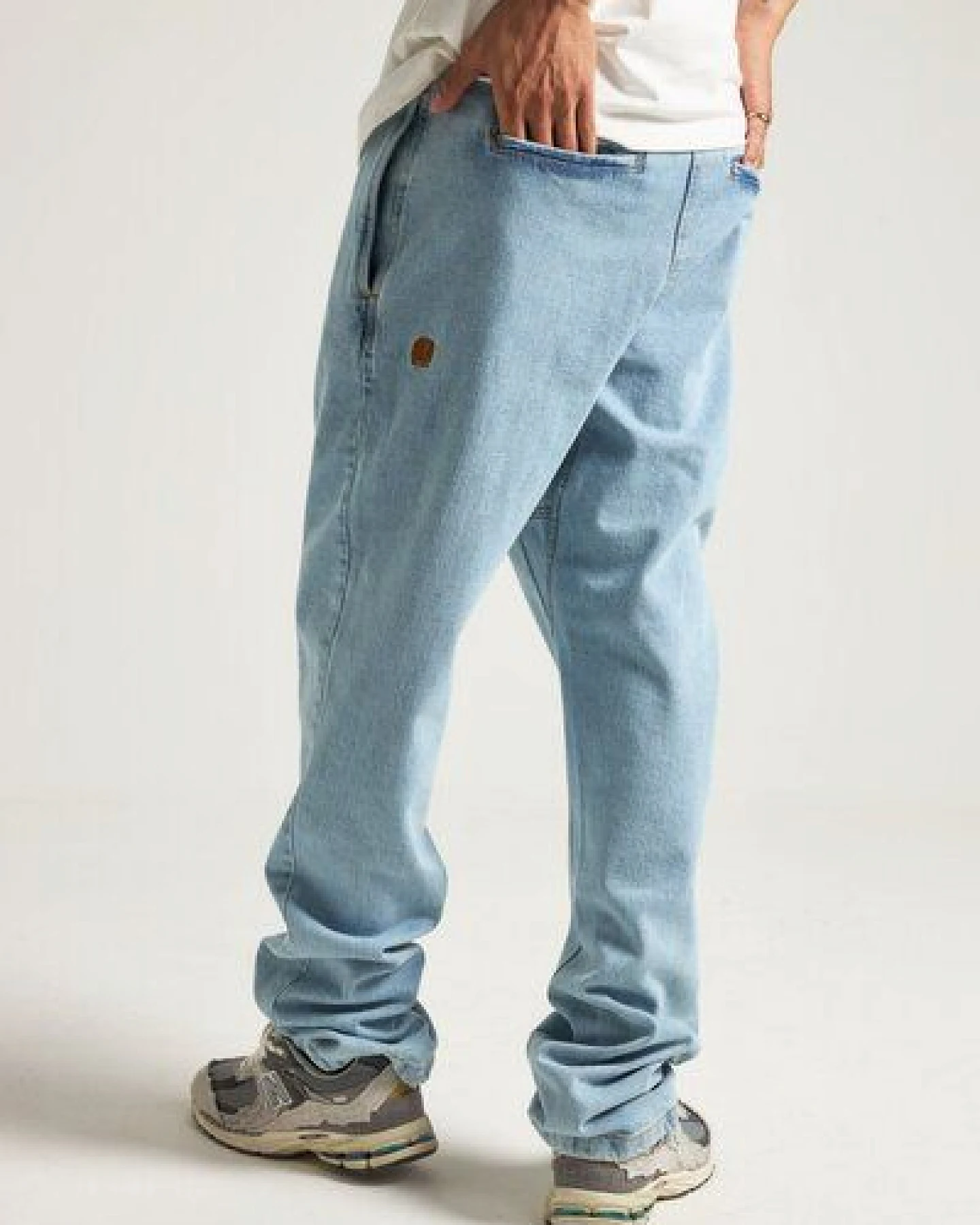 Trendsplant Recycled Denim Climber Pant Light Wash – Ansicht 3