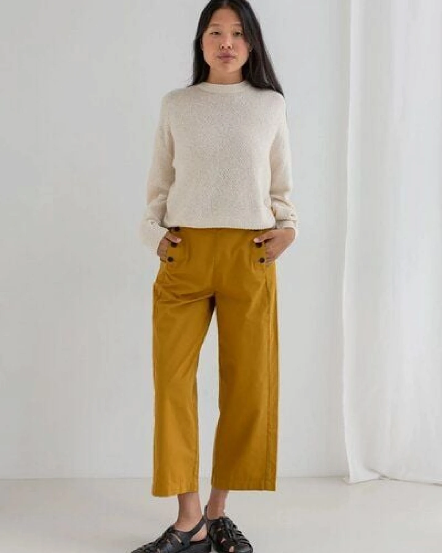 TWOTHIRDS Pullover Llombards – leichter Strick mit Ballonärmeln – Ansicht 4