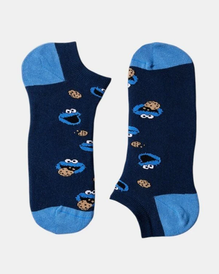 BeSocks Sneaker Socke Bio-Baumwolle - KRÜMMELMONSTER