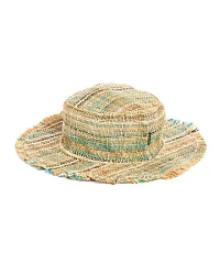 Beige Türkis breit gestreift 2