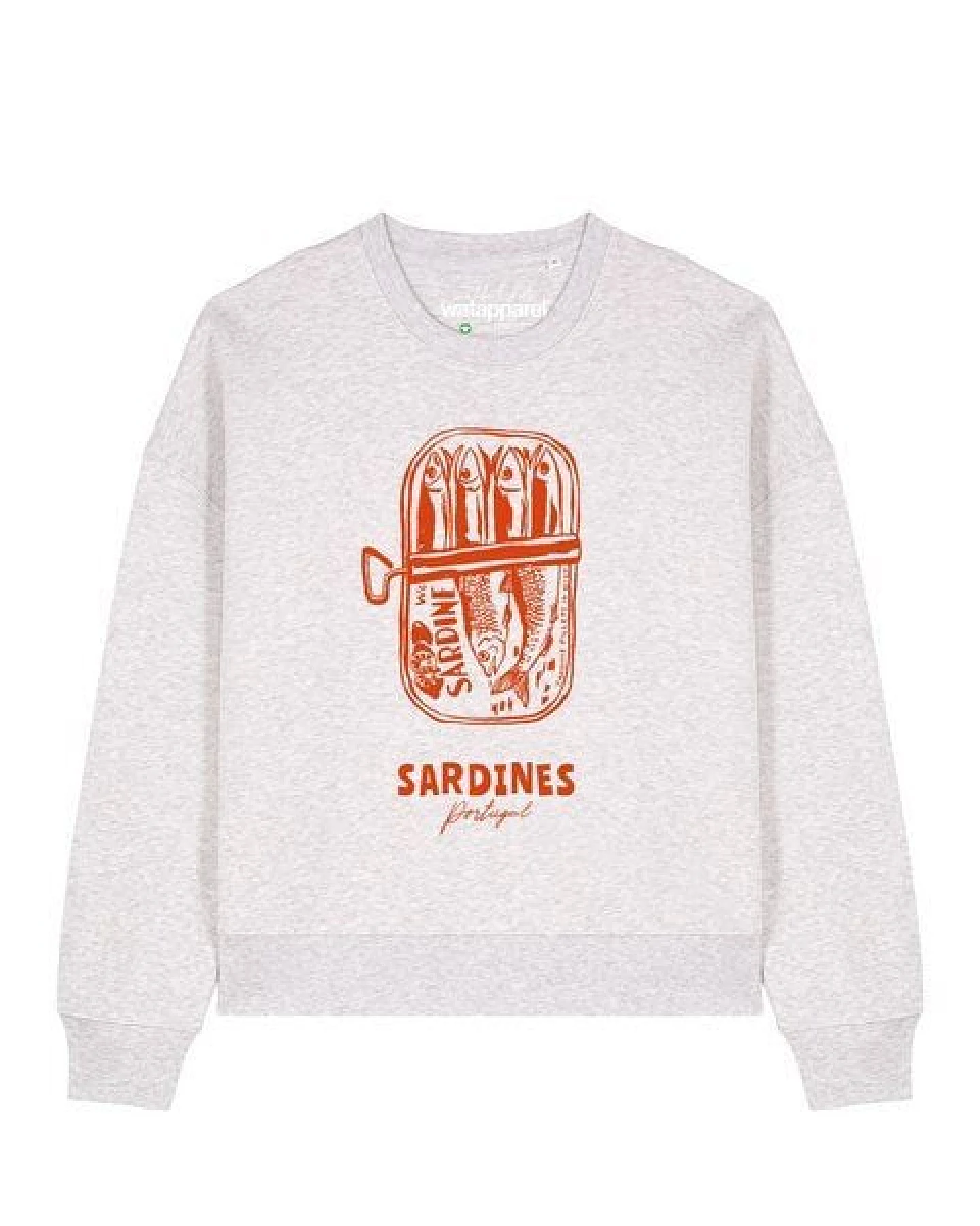 watapparel Sweatshirt Frauen Sardines Portugal – Ansicht 2