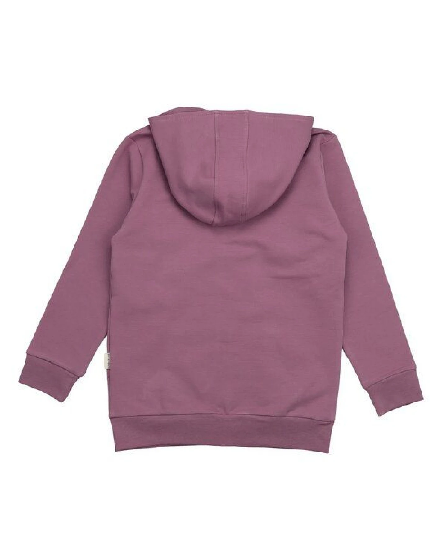 Kinder Sweatjacke GOTS-zertifiziert aus Bio-Baumwolle, Purple Dove, Kapuze & Reißverschluss – Walkiddy, weich & alltagstauglich – Ansicht 3